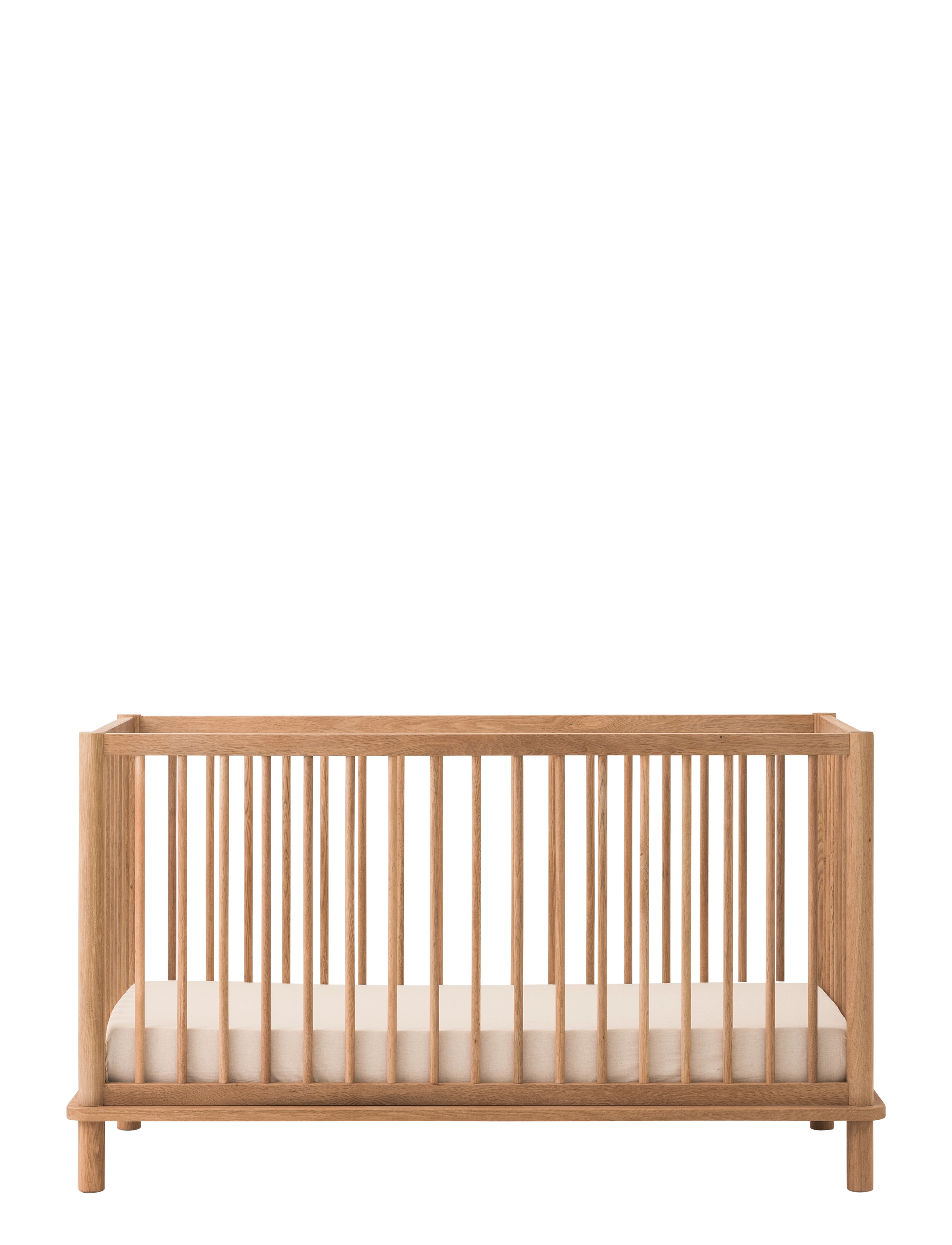NOBODINOZ Kit Crib Latitude (Base & Evolutive Crib) 70X140, Børn, Træ Tremmeseng, Brun, Str: ONE SIZE