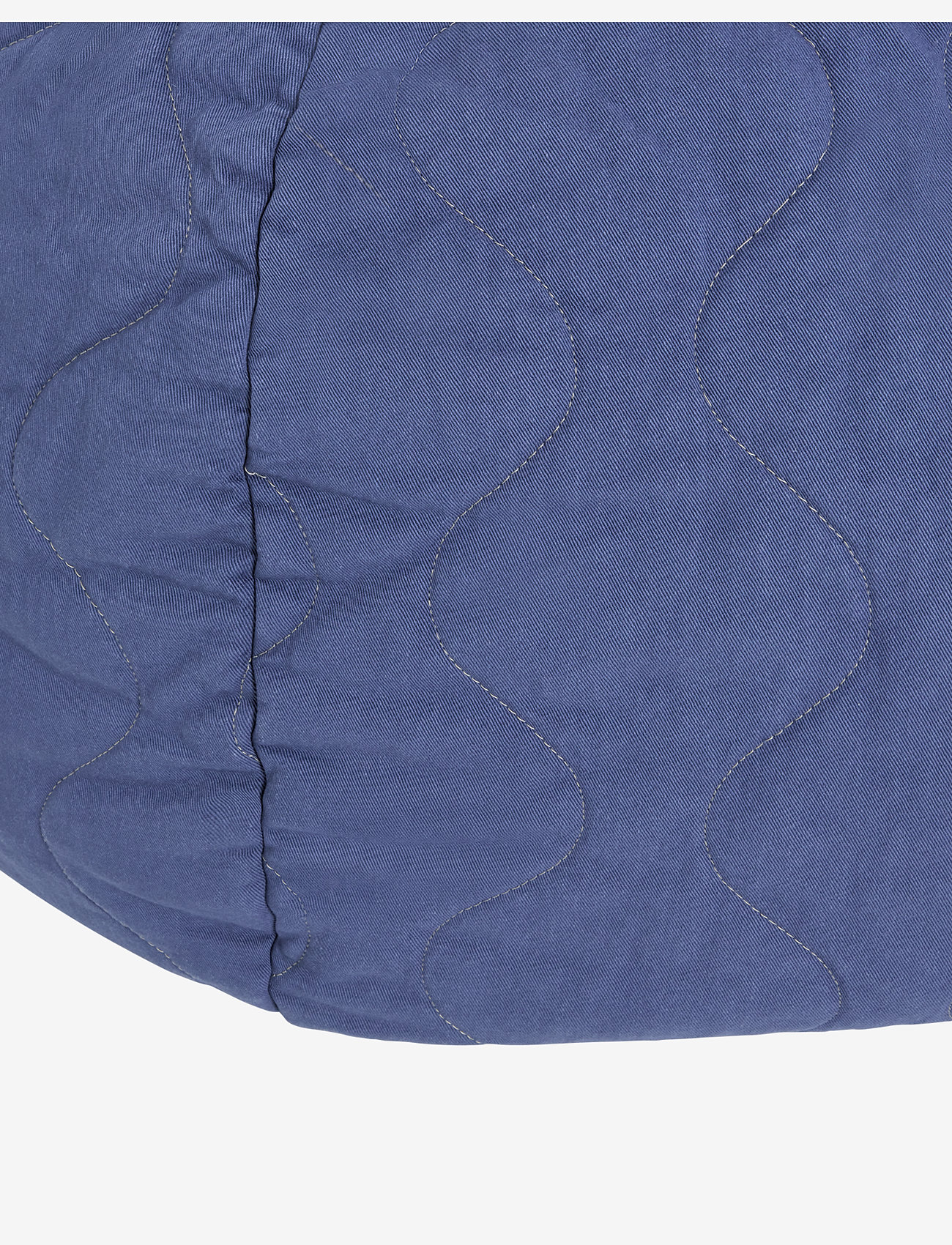 NOBODINOZ - LANDSCAPE QUILTED ROUND BEANBAG 65X40 - poufs - cobalt - 1