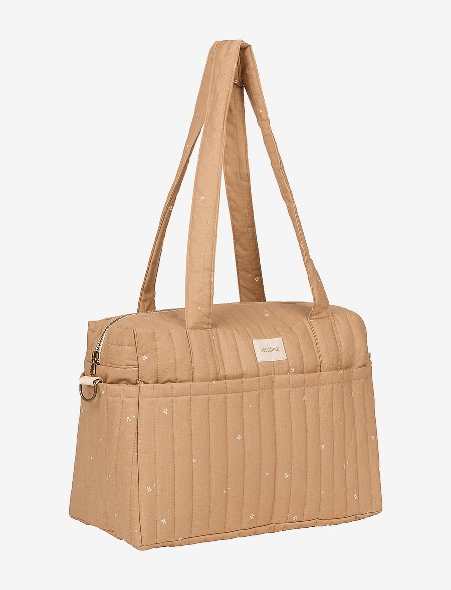 NOBODINOZ - STORIES STROLLER BAG 40X30X25 - mähkmekotid - blush little cherries - 2