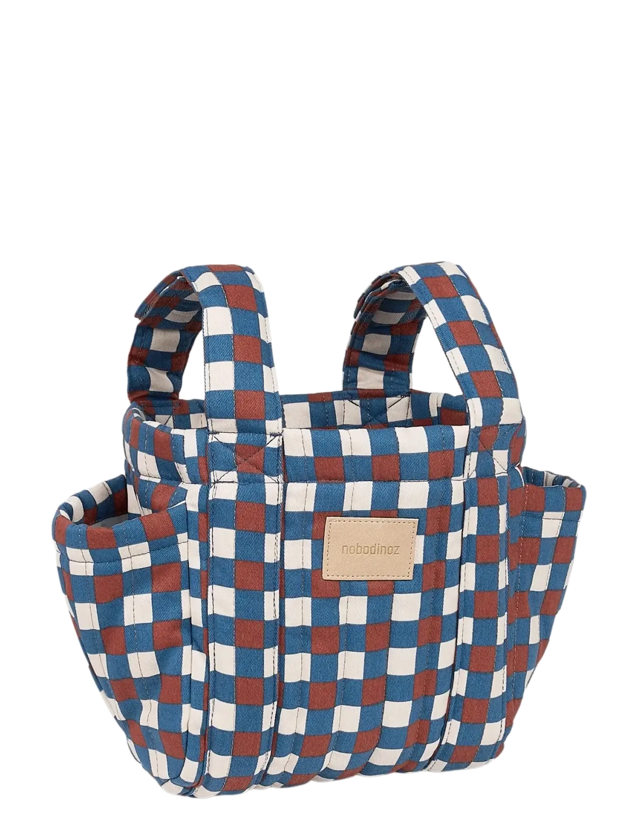 NOBODINOZ HYDE PARK STROLLER ORGANIZER 42x22x12 - Väskor - BLUE RED MOSAIC / blue