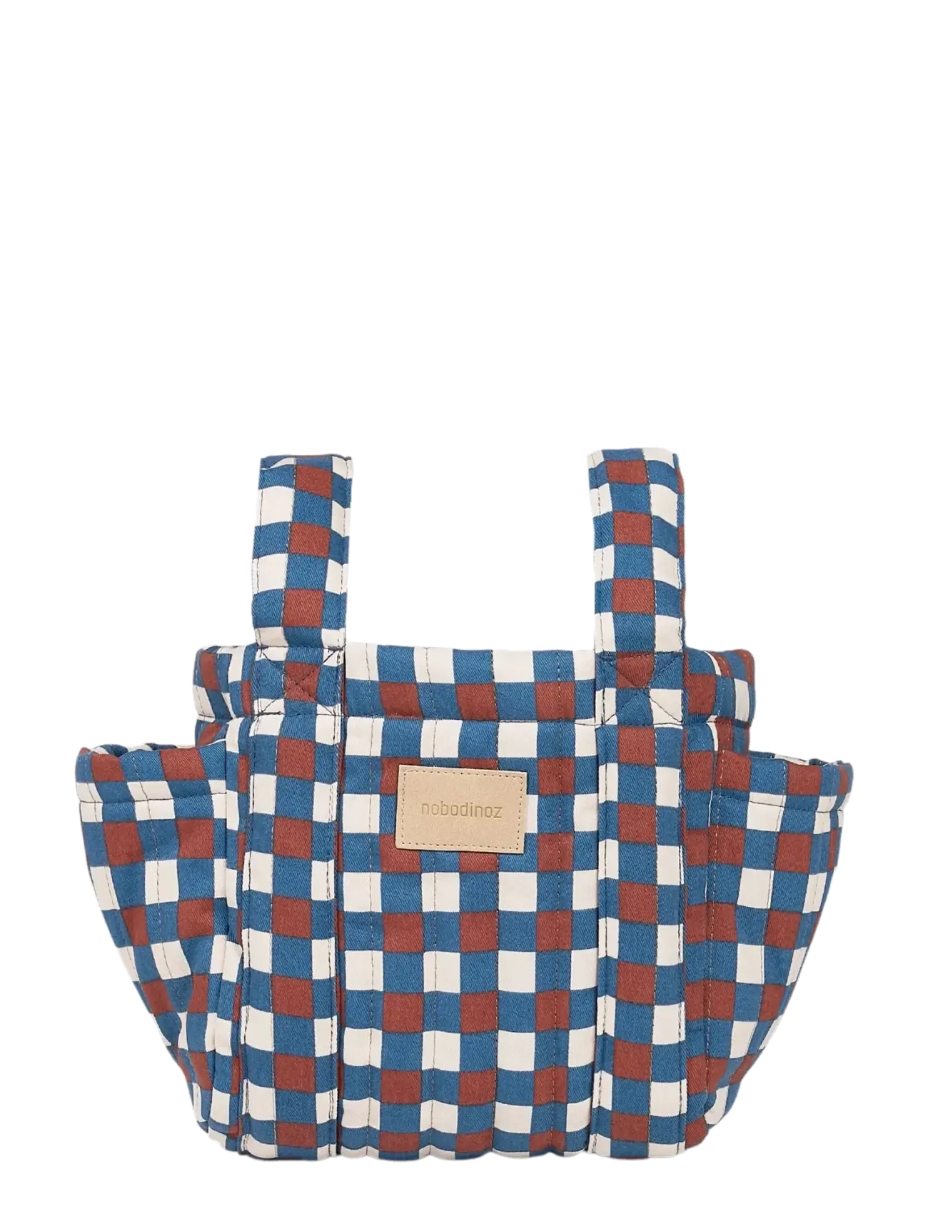 NOBODINOZ - HYDE PARK STROLLER ORGANIZER 42x22x12 - blue red mosaic - 2