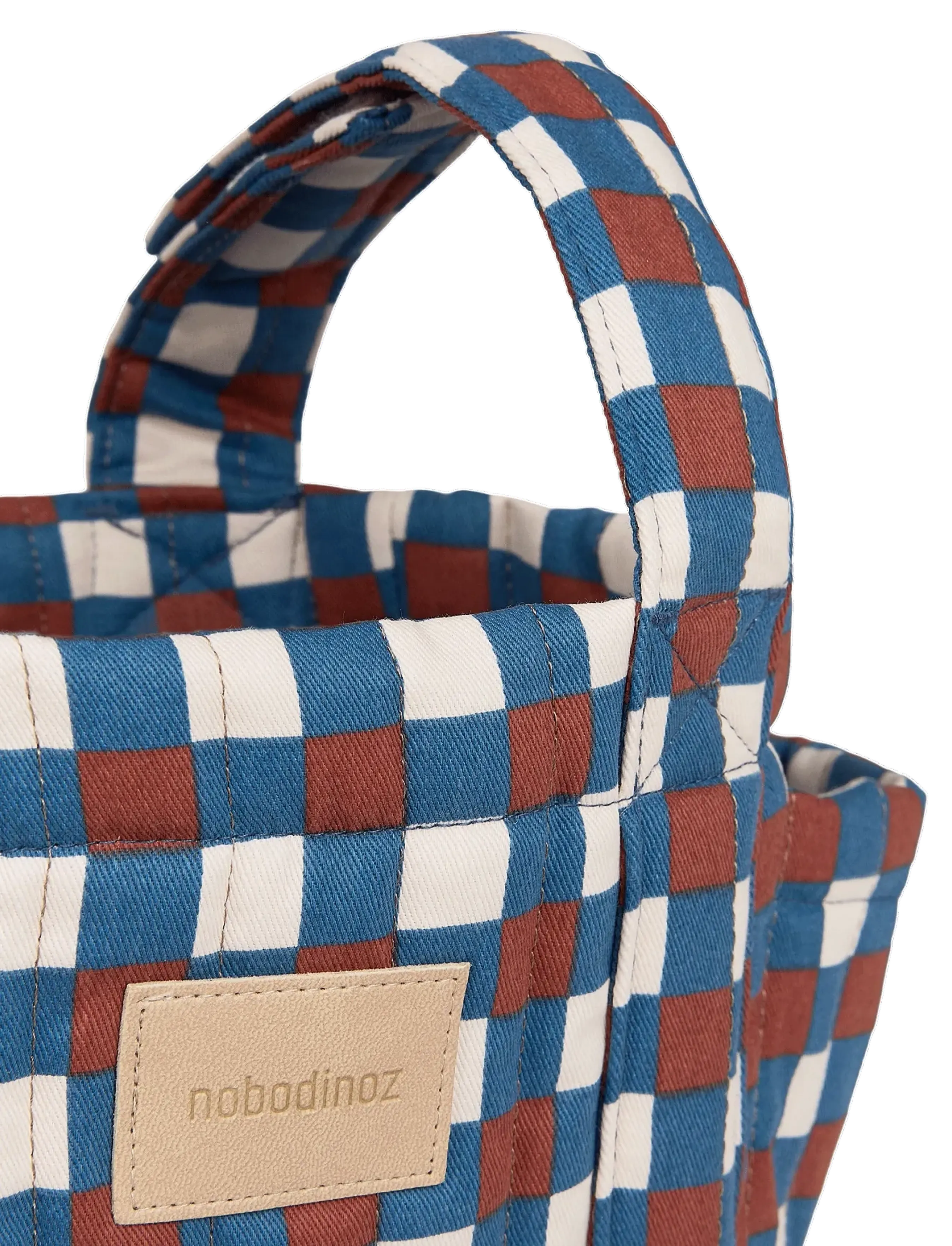 NOBODINOZ - HYDE PARK STROLLER ORGANIZER 42x22x12 - blue red mosaic - 4
