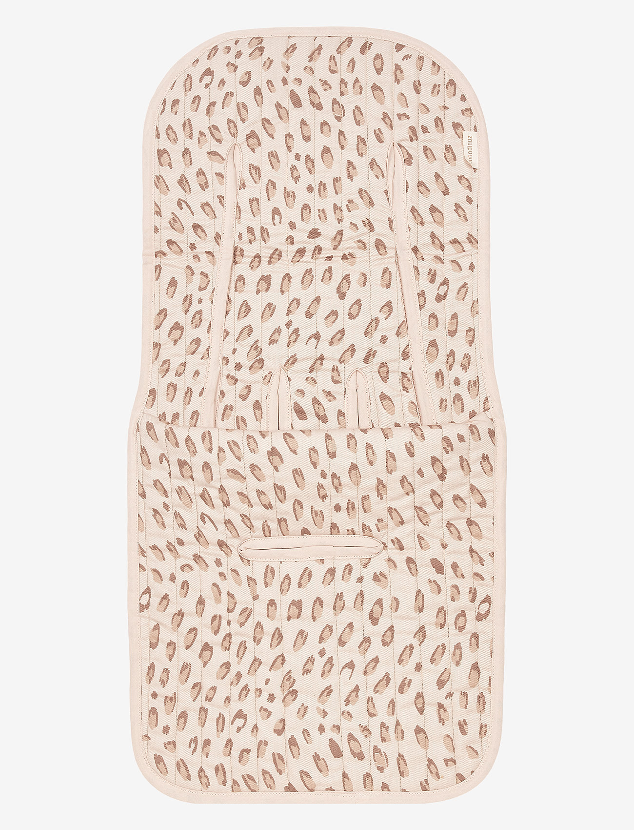 NOBODINOZ - HYDE PARK UNIVERSAL STROLLER PAD 34X75 - barnvagnstillbehör - leonie latte - 0