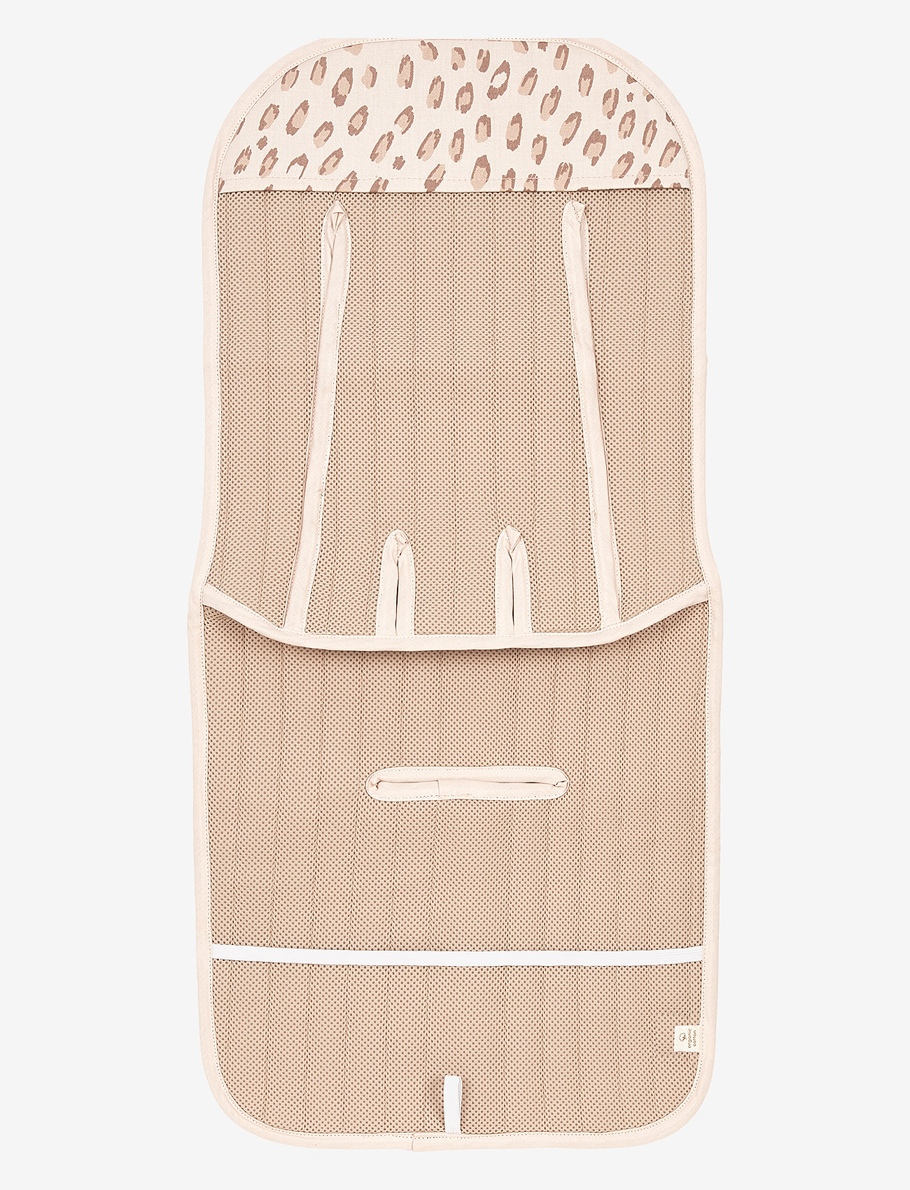 NOBODINOZ - HYDE PARK UNIVERSAL STROLLER PAD 34X75 - barnvagnstillbehör - leonie latte - 1