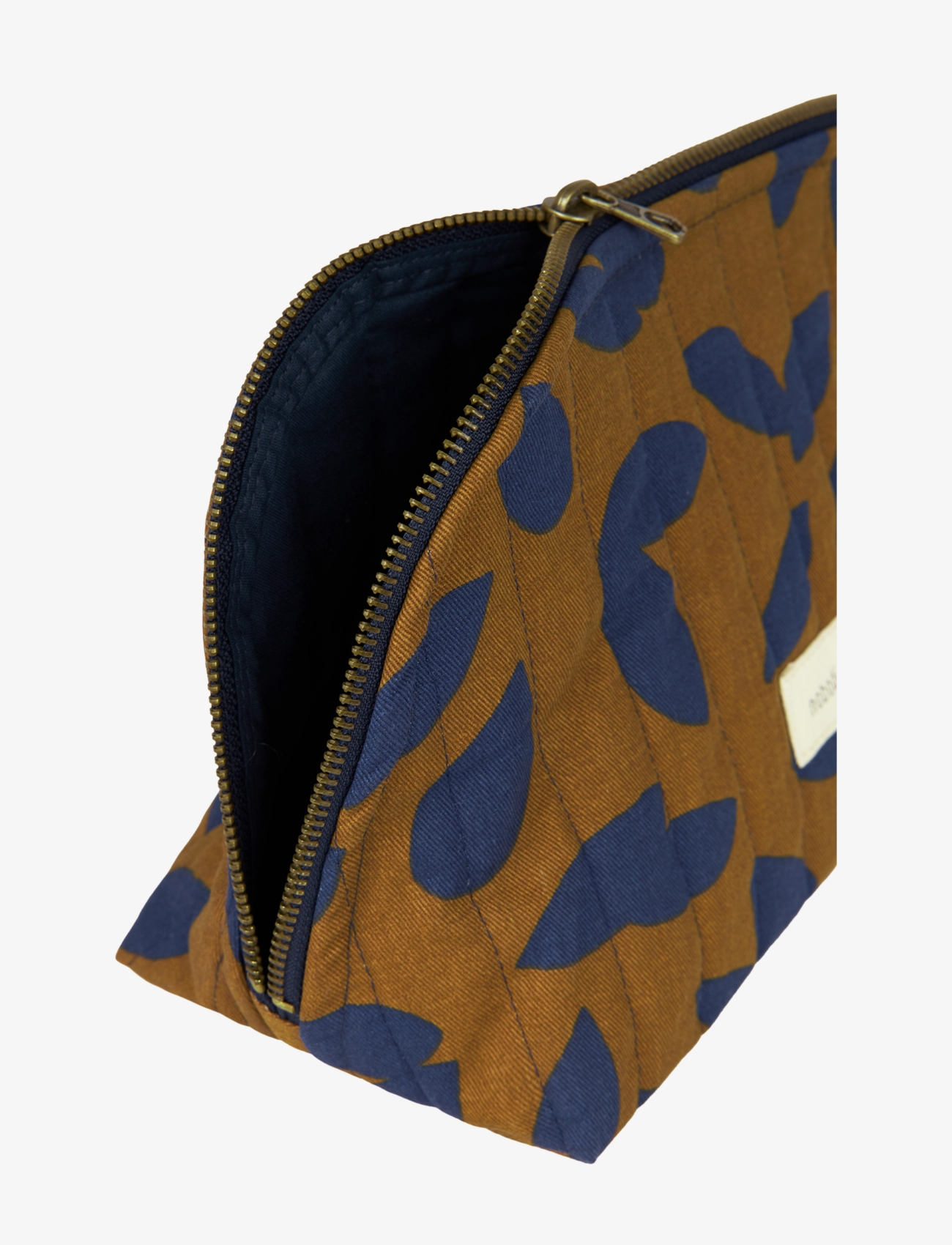 NOBODINOZ - PARIS-TOKYO VANITY CASE 23X18X11 - blue leaves - 2