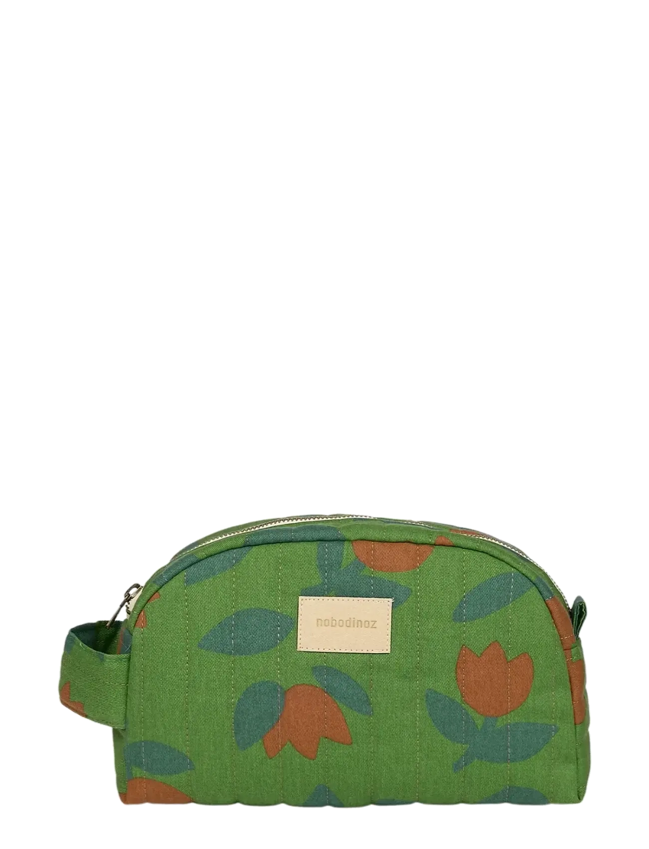 NOBODINOZ - Waterproof vanity case Hyde Park - baden - green tulips - 1