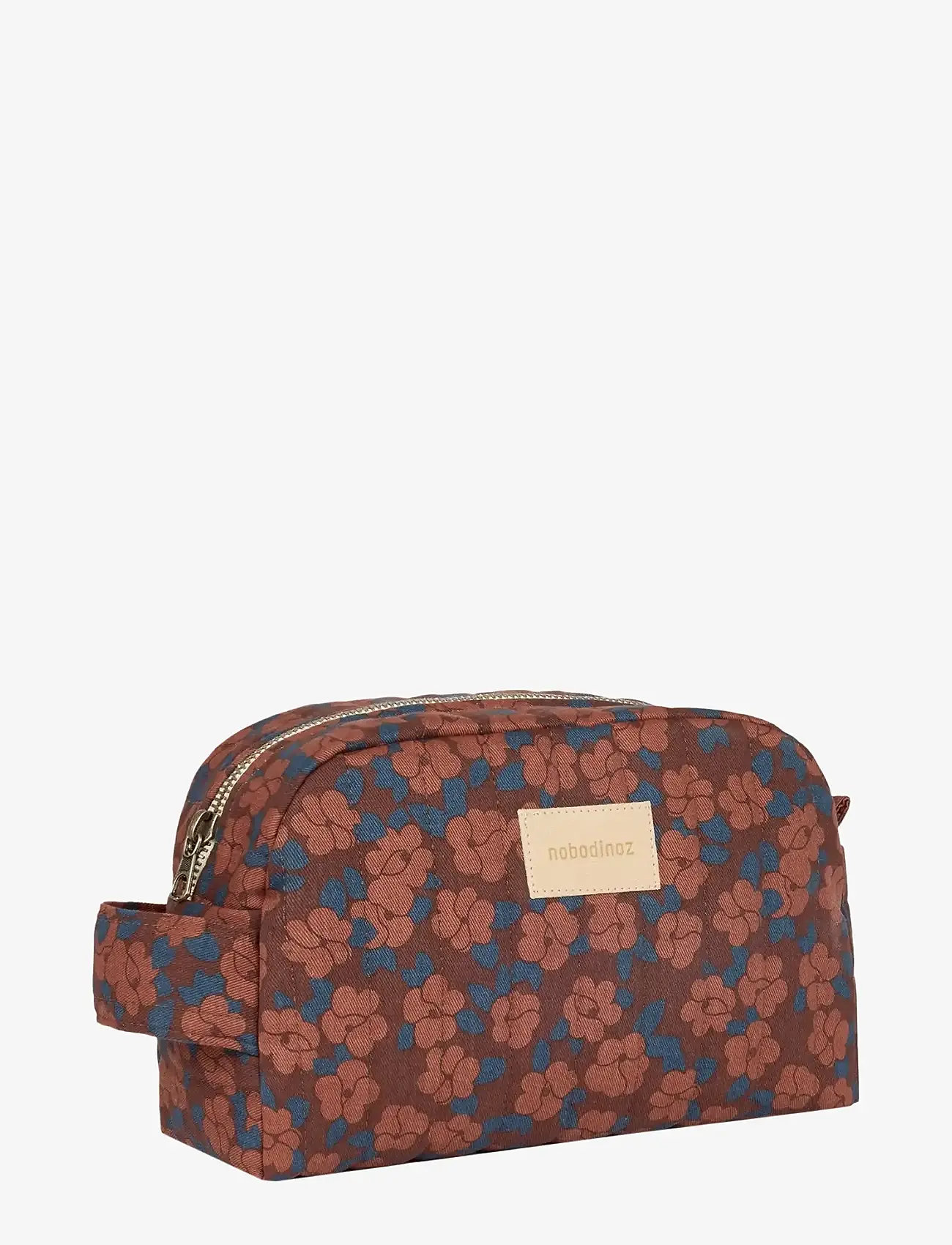 NOBODINOZ - HYDE PARK WATERPROOF VANITY CASE 26X15X10 - kosmetiktasche - maroon poppies - 0