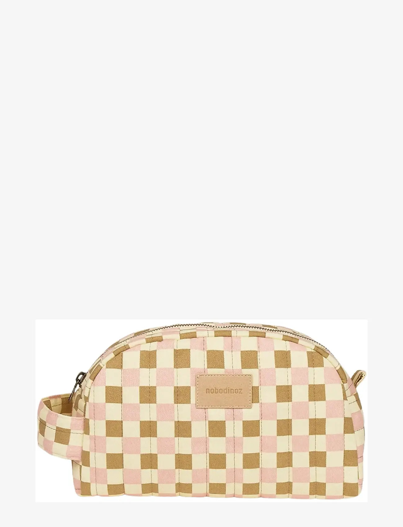 NOBODINOZ - Waterproof vanity case Hyde Park - bada - yellow pink mosaic - 1