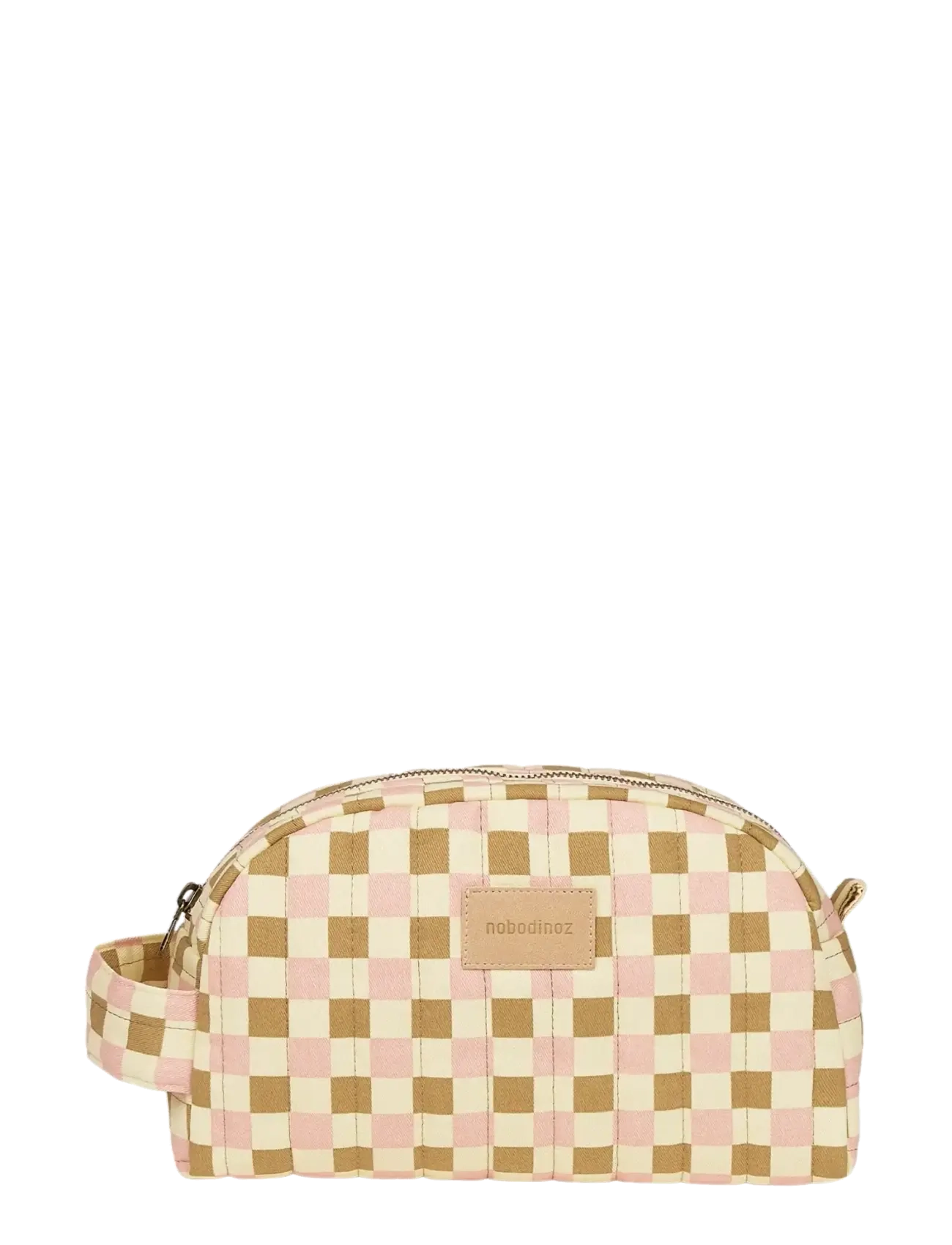 NOBODINOZ - Waterproof vanity case Hyde Park - bada - yellow pink mosaic - 1