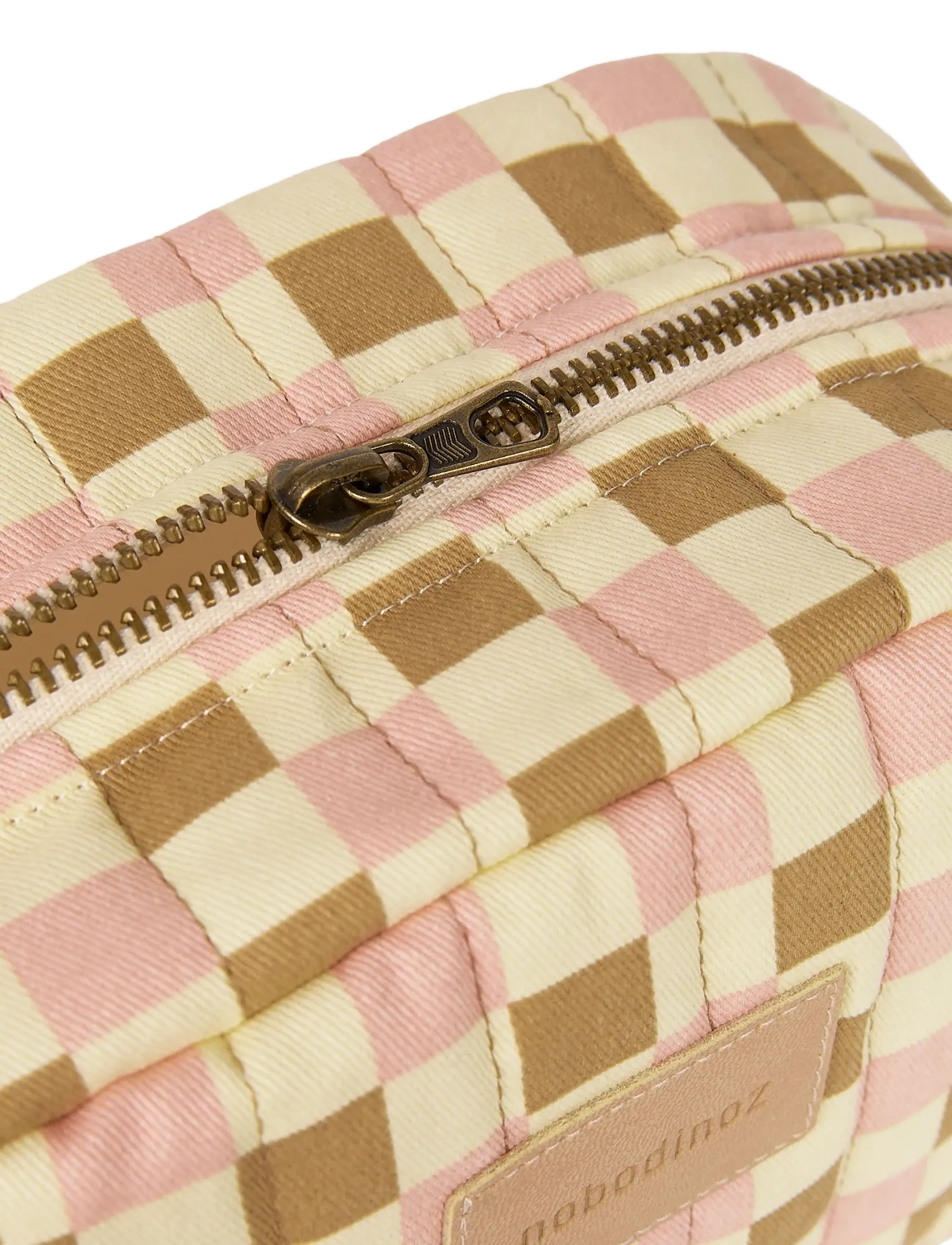 NOBODINOZ - Waterproof vanity case Hyde Park - bada - yellow pink mosaic - 2
