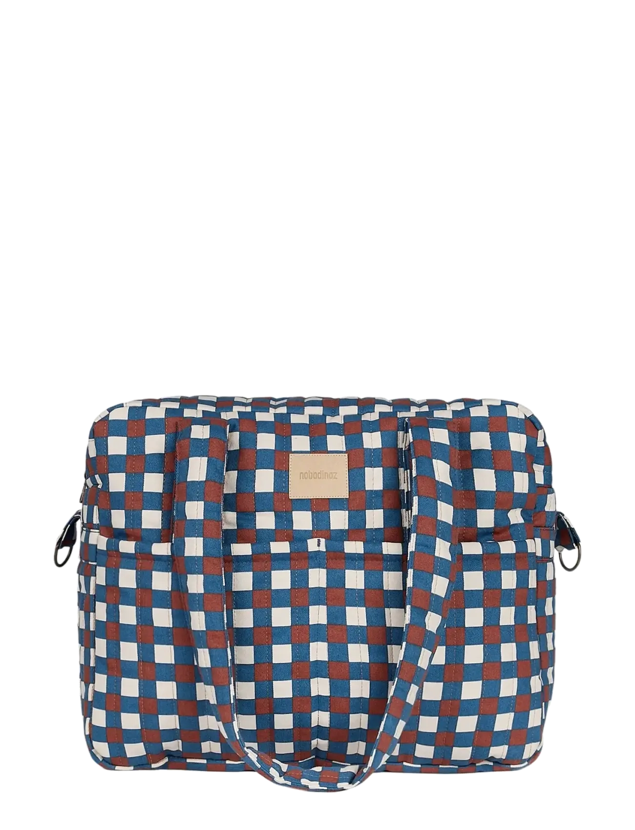 NOBODINOZ - Waterproof stroller bag Hyde Park - kinderwagen-accessoires - blue red mosaic - 1