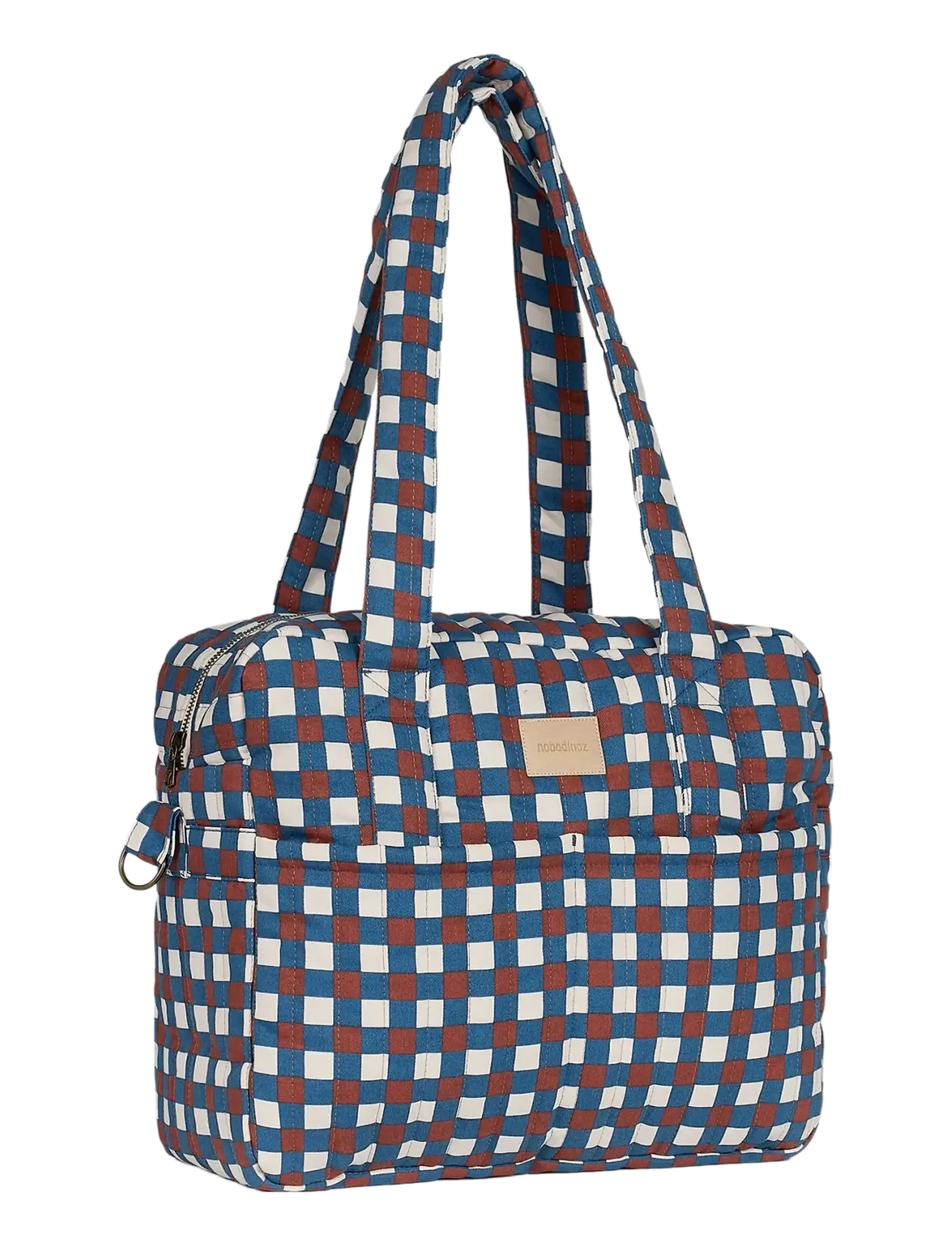 NOBODINOZ - Waterproof stroller bag Hyde Park - kinderwagen-accessoires - blue red mosaic - 2