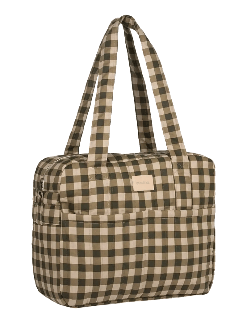 NOBODINOZ - Waterproof stroller bag Hyde Park - accessoires - green checks - 2