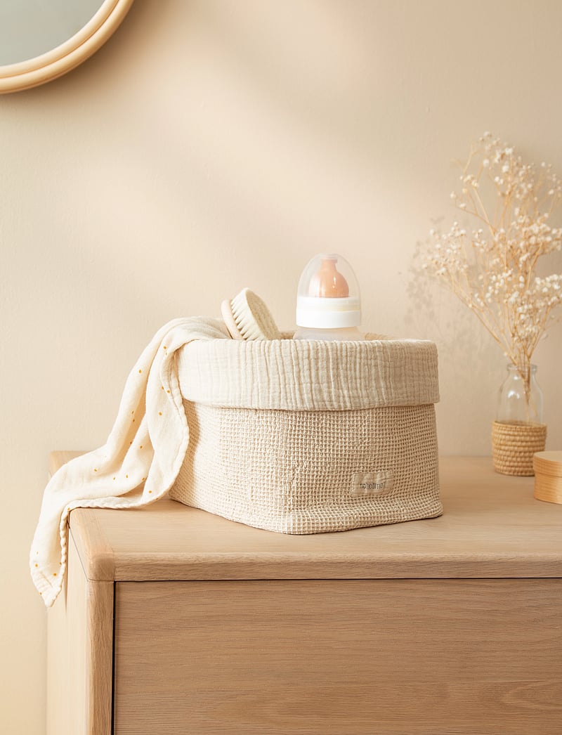 NOBODINOZ - WABI SABI BASKET 20X18 - aufbewahrungskörbe - ginger - 0