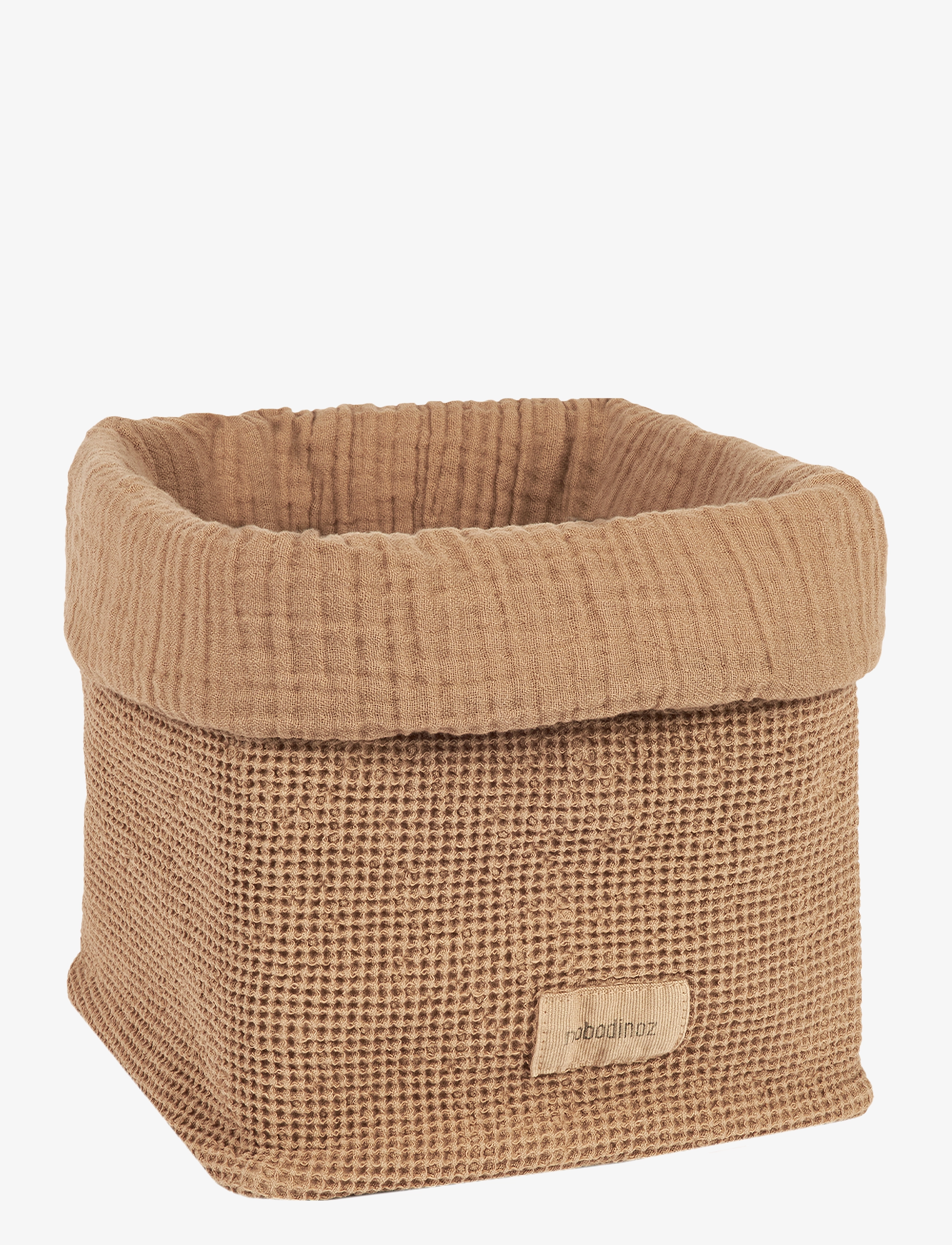 NOBODINOZ Wabi Sabi Basket 20X18, One Size, Storage, Beige - Storage Baskets, Kinder