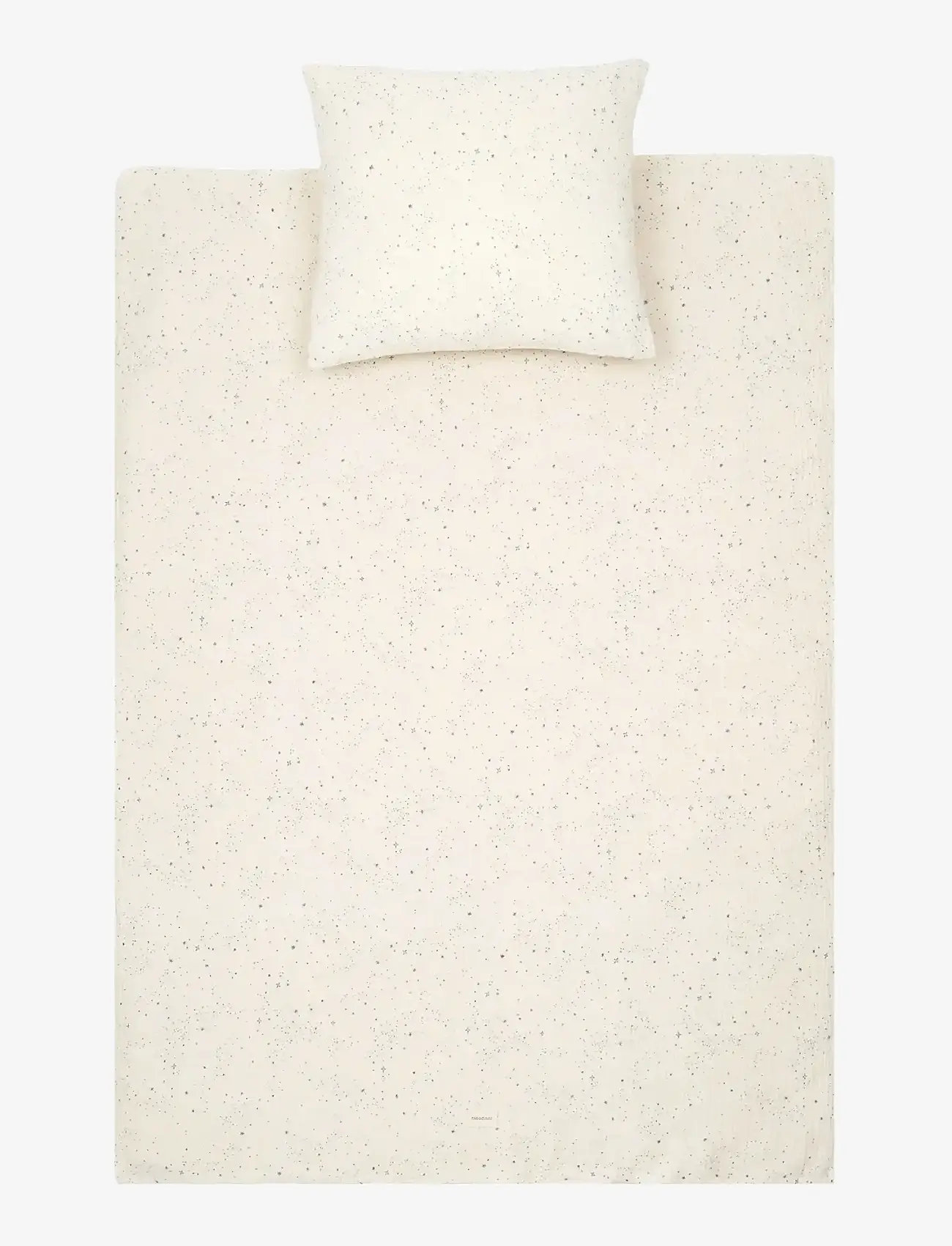 NOBODINOZ - Kid duvet cover set in washed double muslin Wabi-Sabi - bed sets - blue milky way - 1