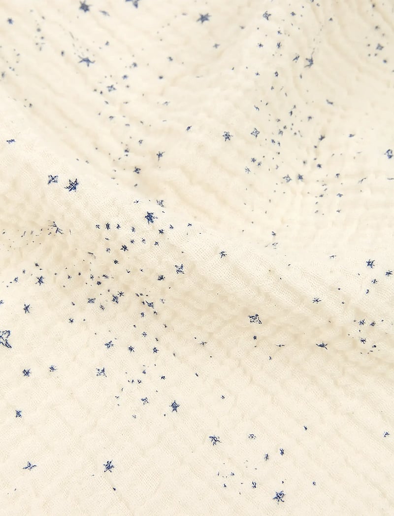 NOBODINOZ - Kid duvet cover set in washed double muslin Wabi-Sabi - bettwäsche-set - blue milky way - 3