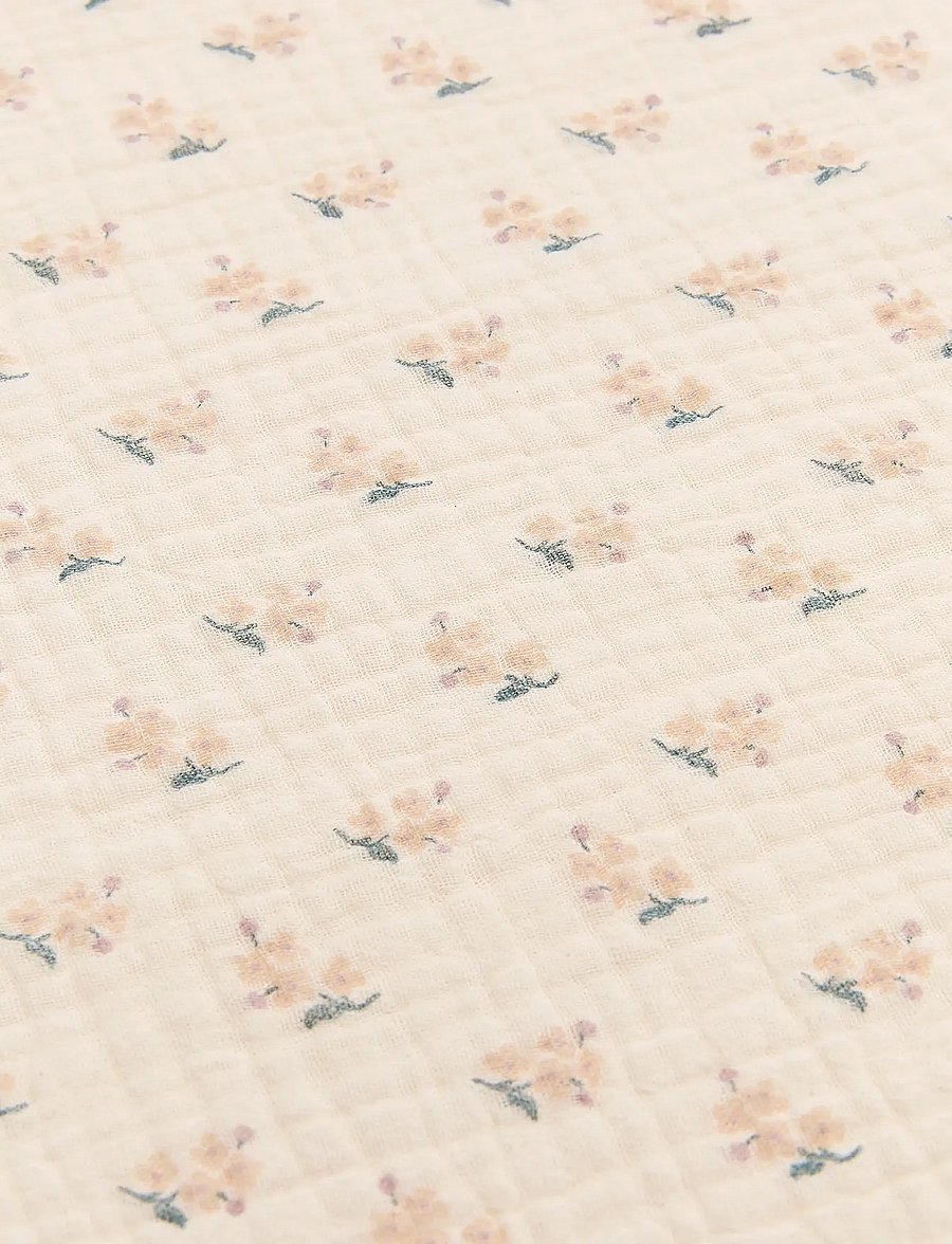 NOBODINOZ - Kid duvet cover set in washed double muslin Wabi-Sabi - sengesæt - darling - 1