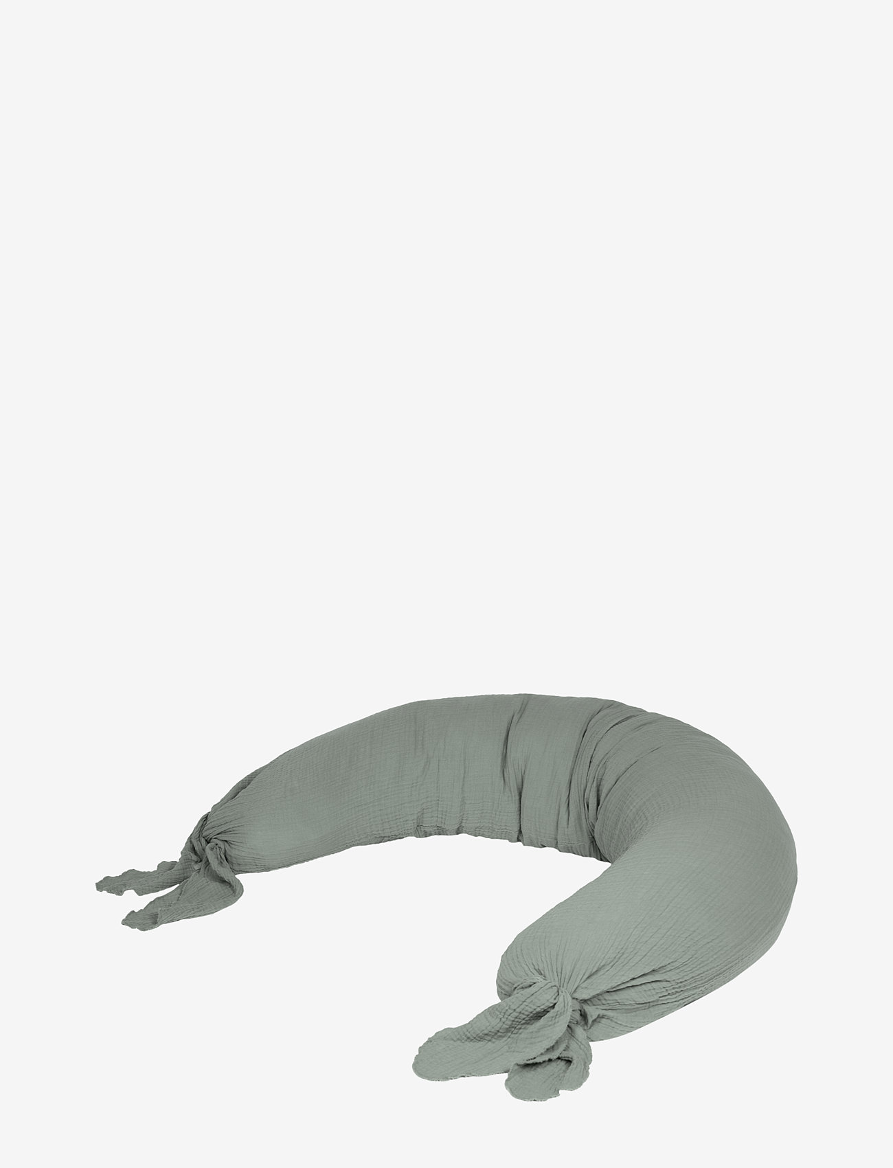 NOBODINOZ - Maternity pillow in washed double muslin Wabi-Sabi - imetamispadjad - azure - 0