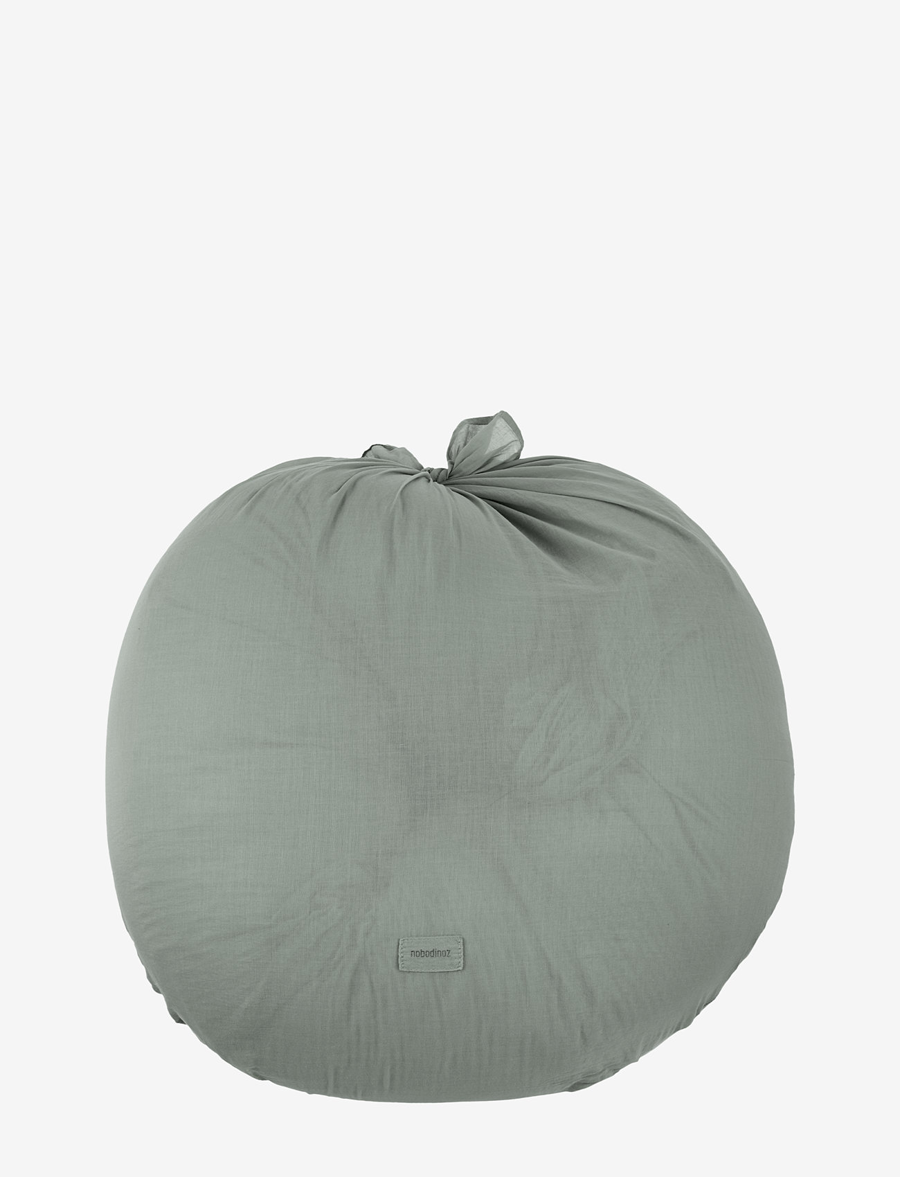 NOBODINOZ - Maternity pillow in washed double muslin Wabi-Sabi - imetamispadjad - azure - 3