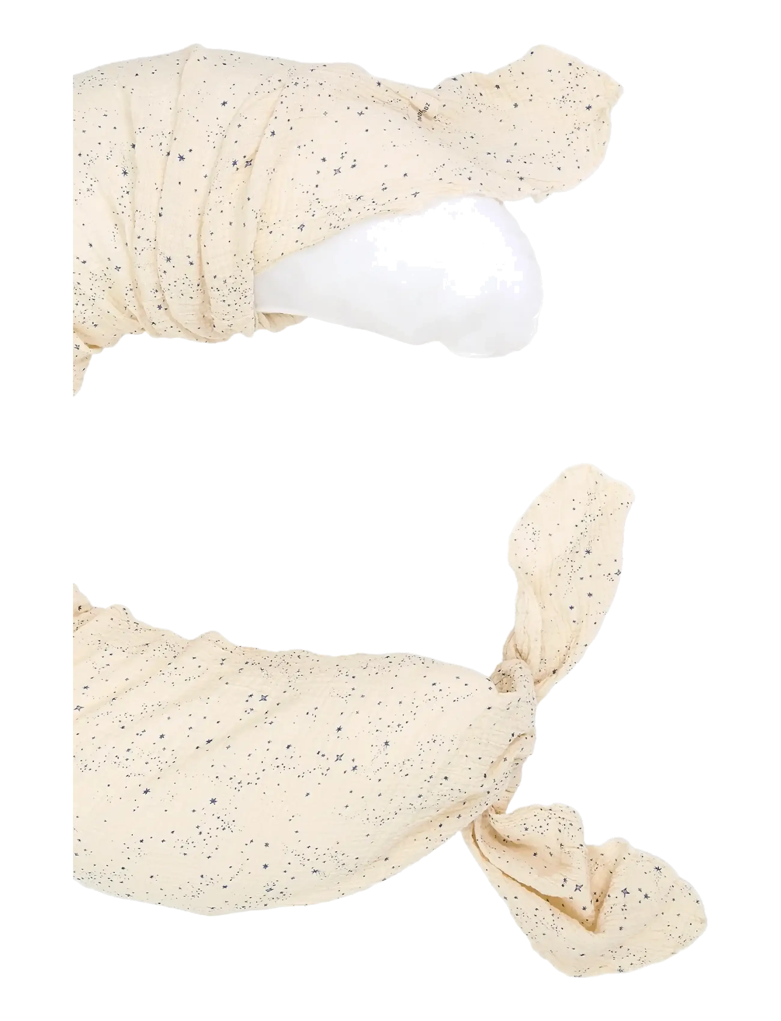 NOBODINOZ - WABI SABI MATERNITY PILLOW 225X35 - ammepuder - blue milky way - 1