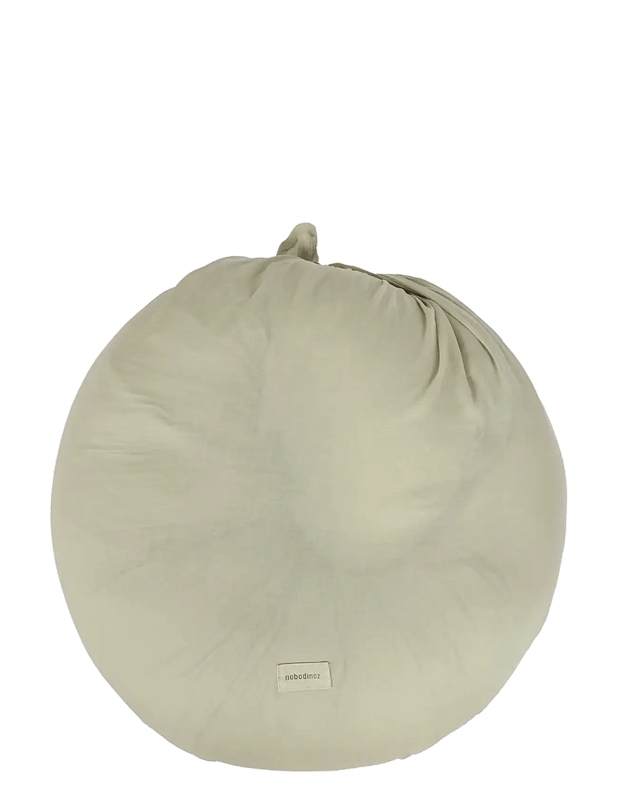 NOBODINOZ - Maternity pillow in washed double muslin Wabi-Sabi - ammepuder - green matcha - 1