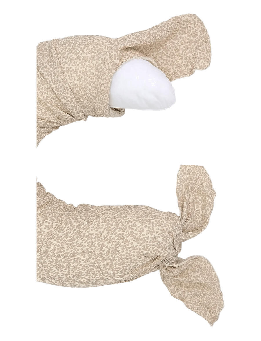 NOBODINOZ - Maternity pillow in washed double muslin Wabi-Sabi - stillkissen - light green yumiko - 1