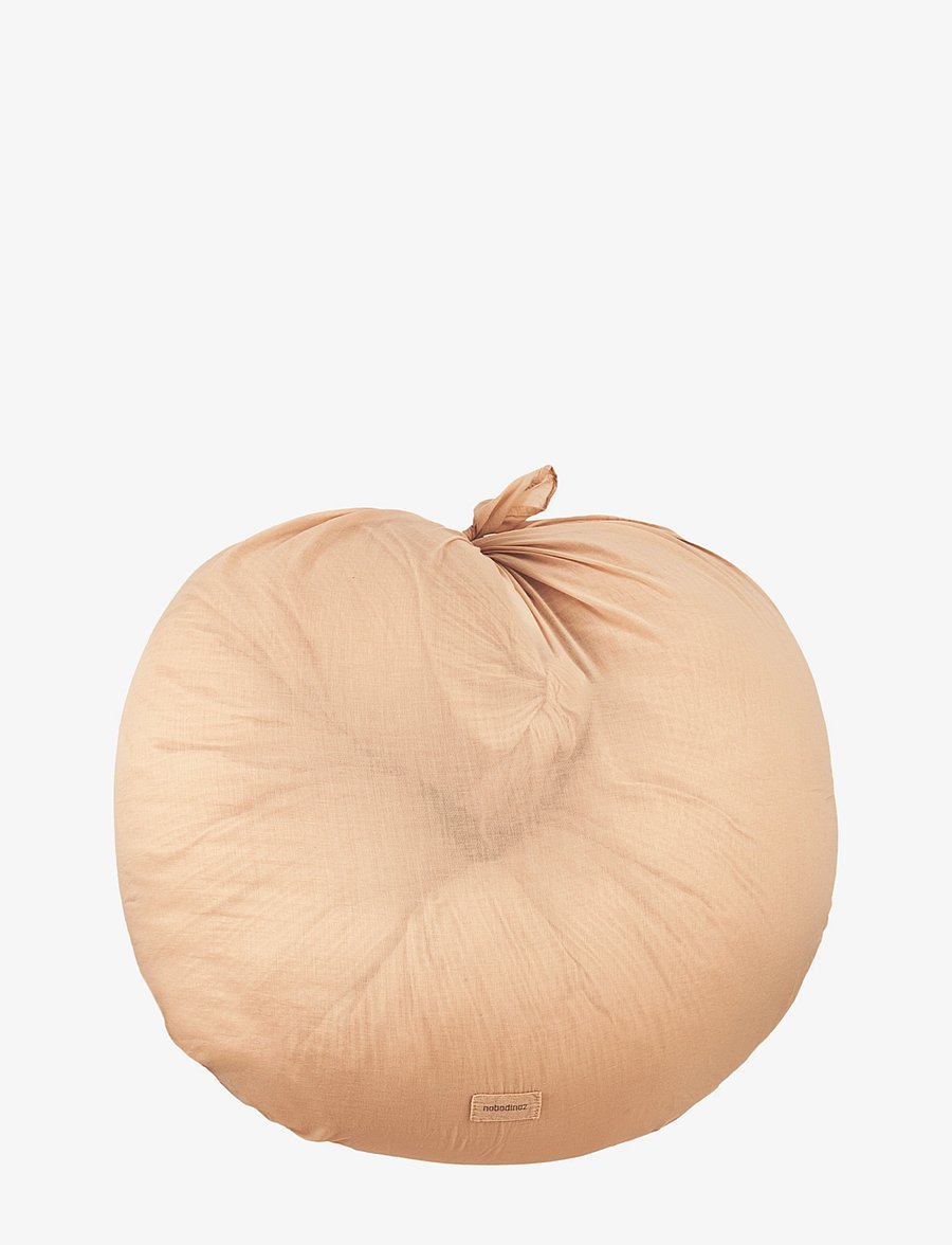NOBODINOZ - Maternity pillow in washed double muslin Wabi-Sabi - ammepuder - powder pink - 2