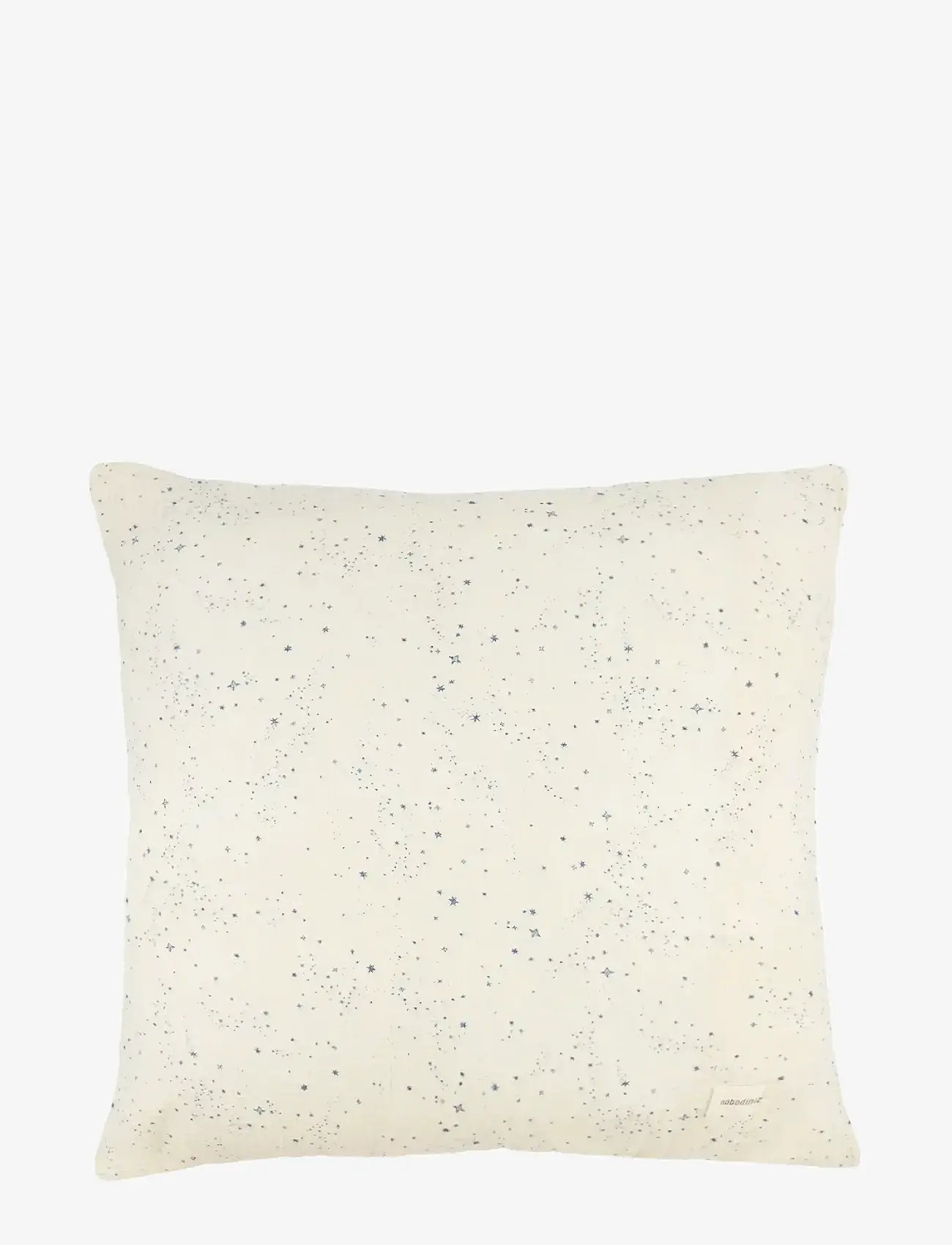 NOBODINOZ - Pillow case in washed double muslin 60 x 60 cm Wabi-Sabi - bettdecken und kissen - blue milky way - 0