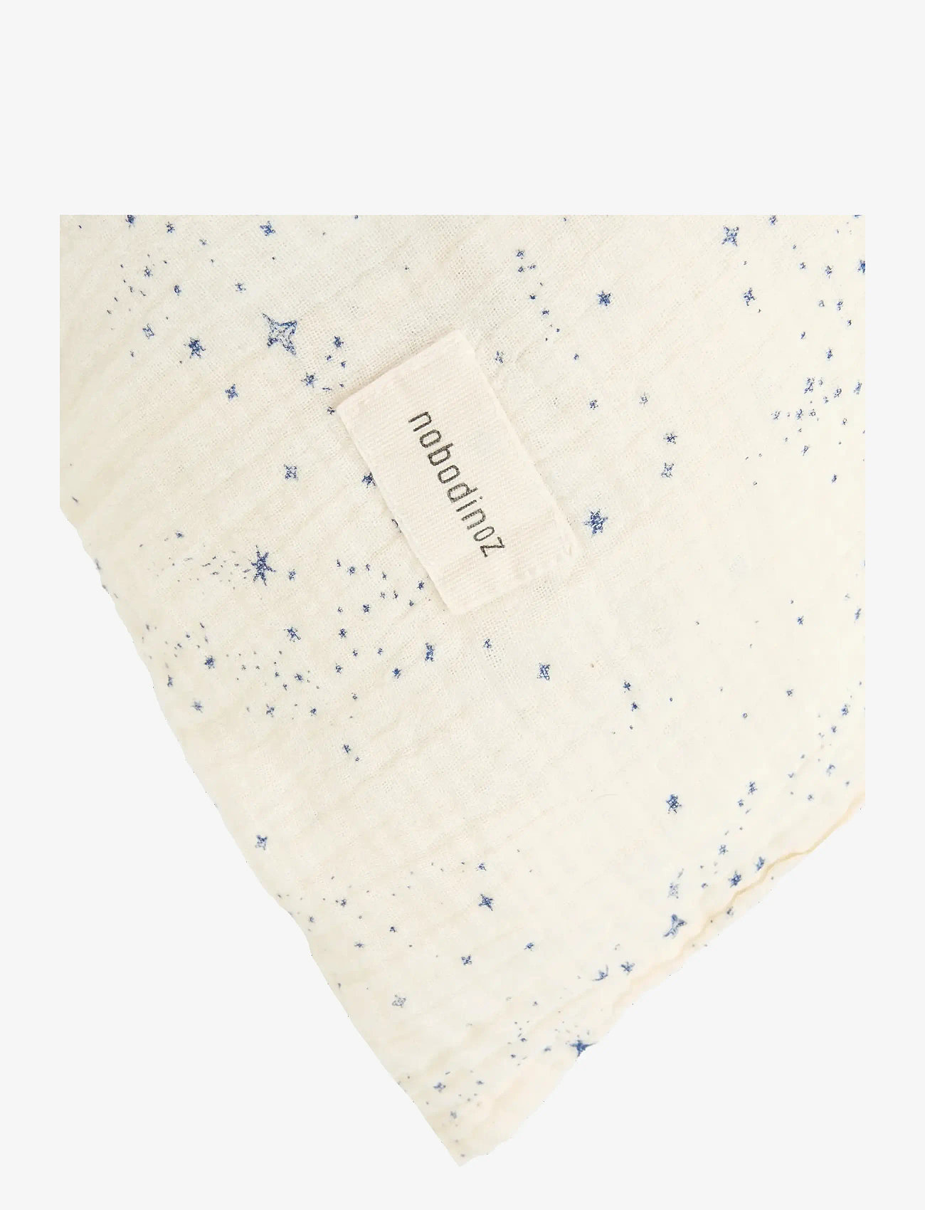 NOBODINOZ - Pillow case in washed double muslin 60 x 60 cm Wabi-Sabi - bettdecken und kissen - blue milky way - 1