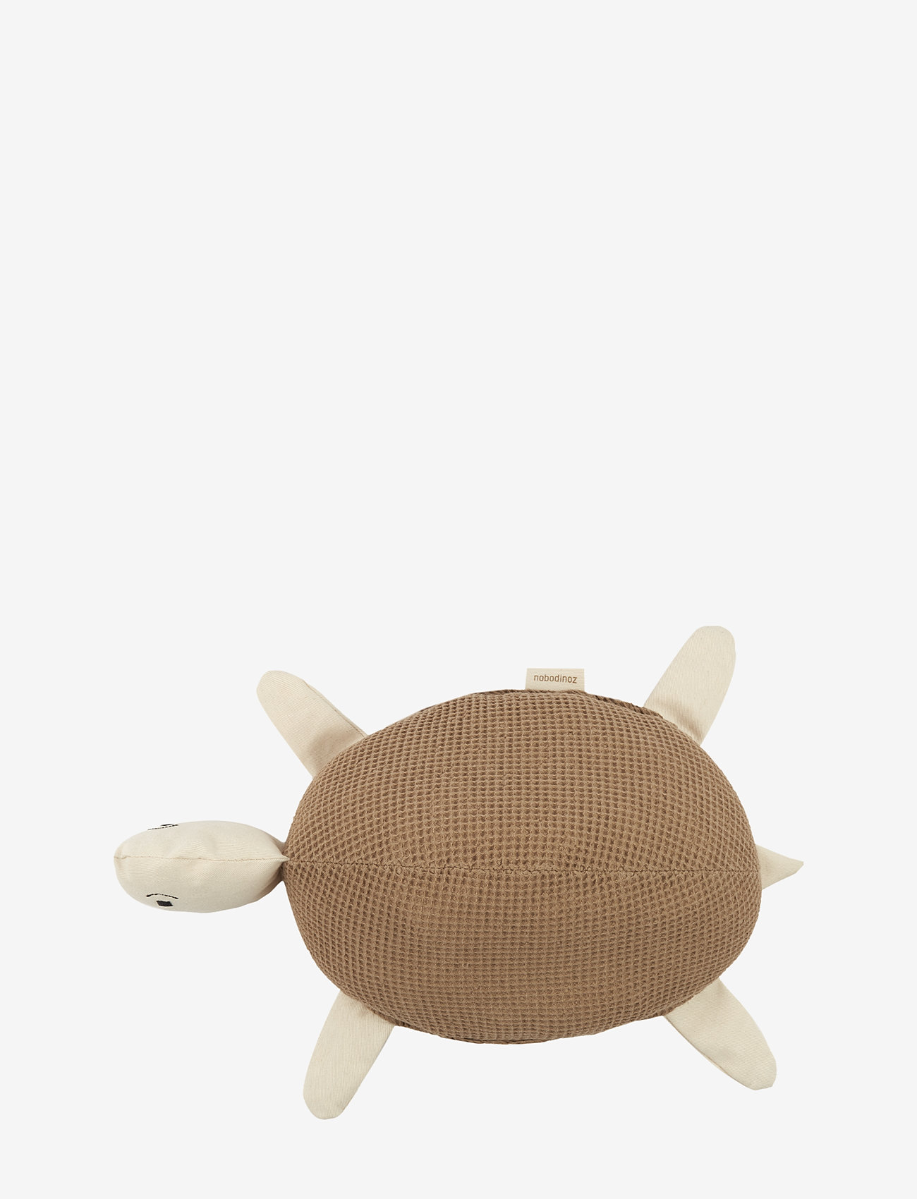 NOBODINOZ - WABI SABI TURTLE CUSHION 30X20X10 - pehmed loomad - sesame - 2