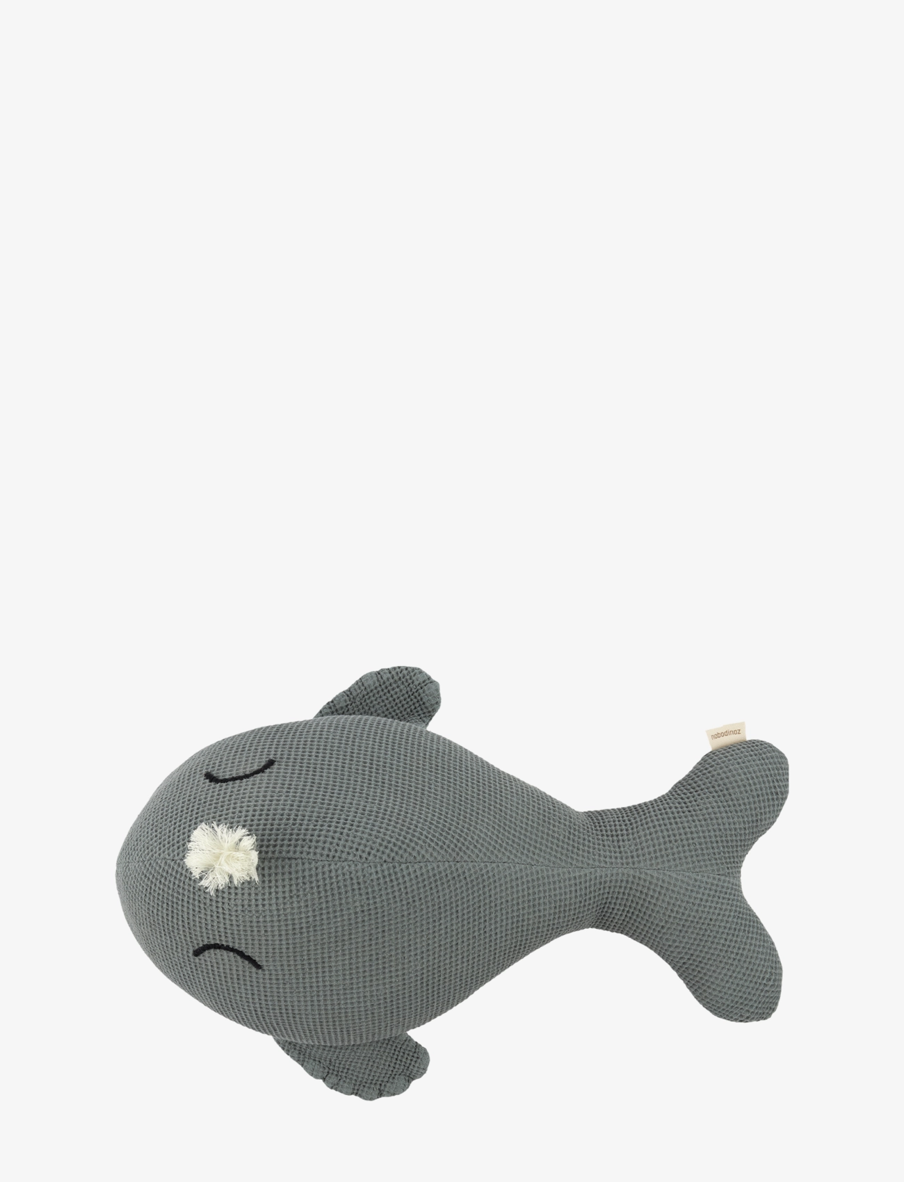 NOBODINOZ - WABI SABI WHALE CUSHION 42X20X15 - animaux en peluche - azure - 2