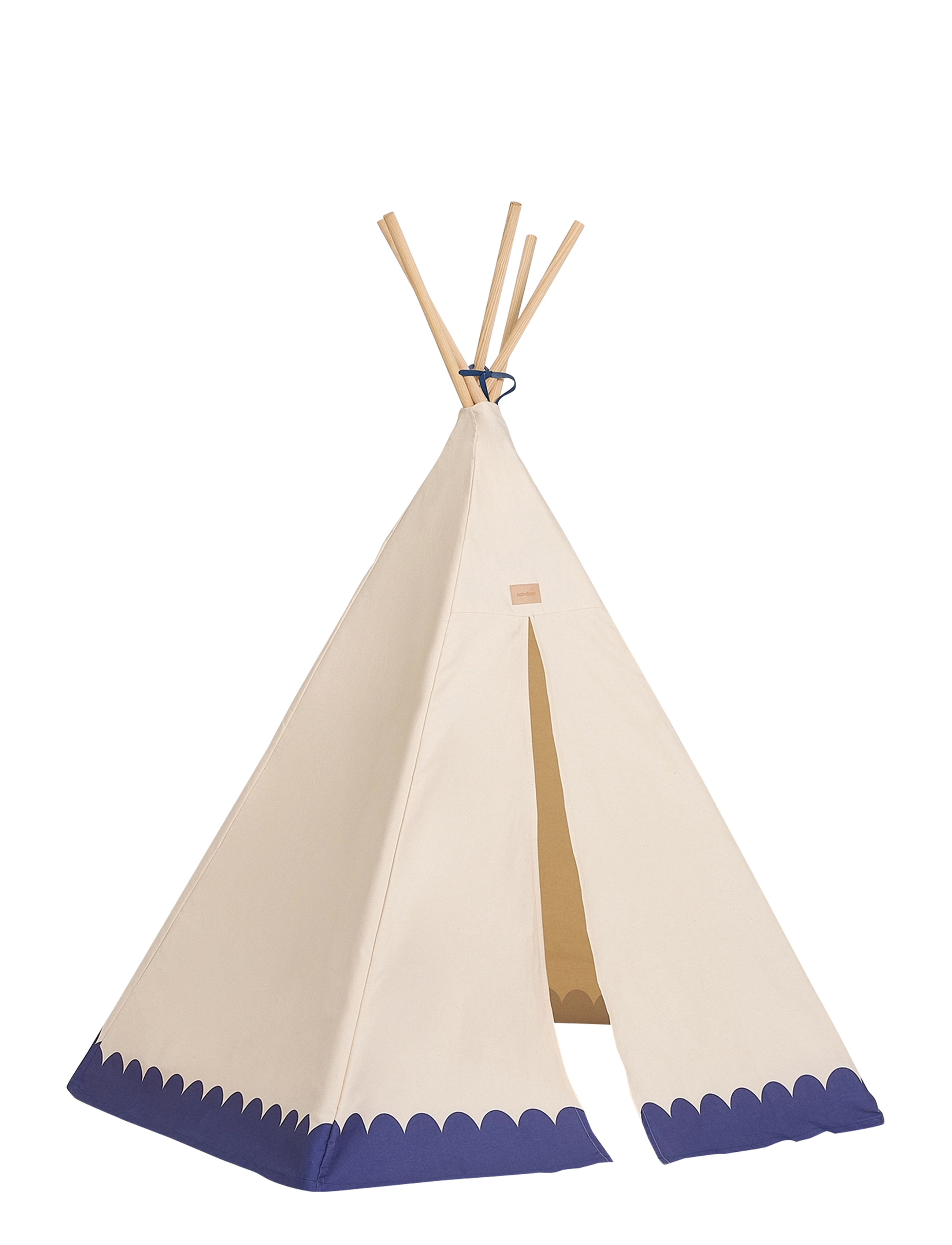 NOBODINOZ Vibes Teepee Arizona 120X150, Børn, Play Tent, Creme, Str: ONE SIZE