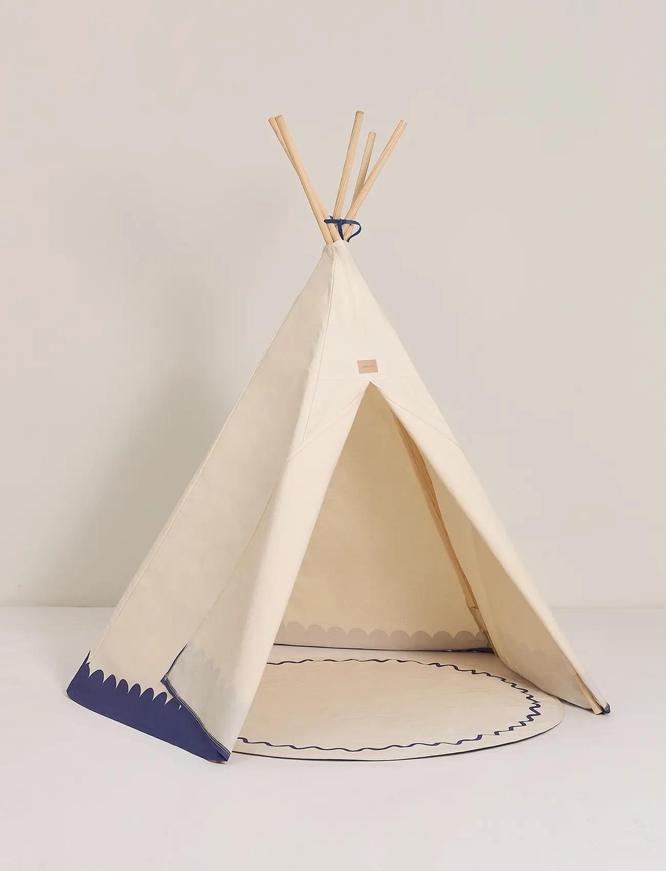 NOBODINOZ - VIBES TEEPEE ARIZONA 120X150 - legetelte & -tunneler - blue - 2