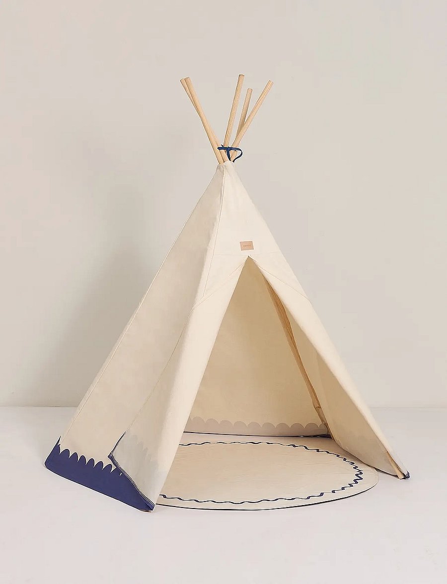 NOBODINOZ - VIBES TEEPEE ARIZONA 120X150 - spielzelte und -tunnel - blue - 2