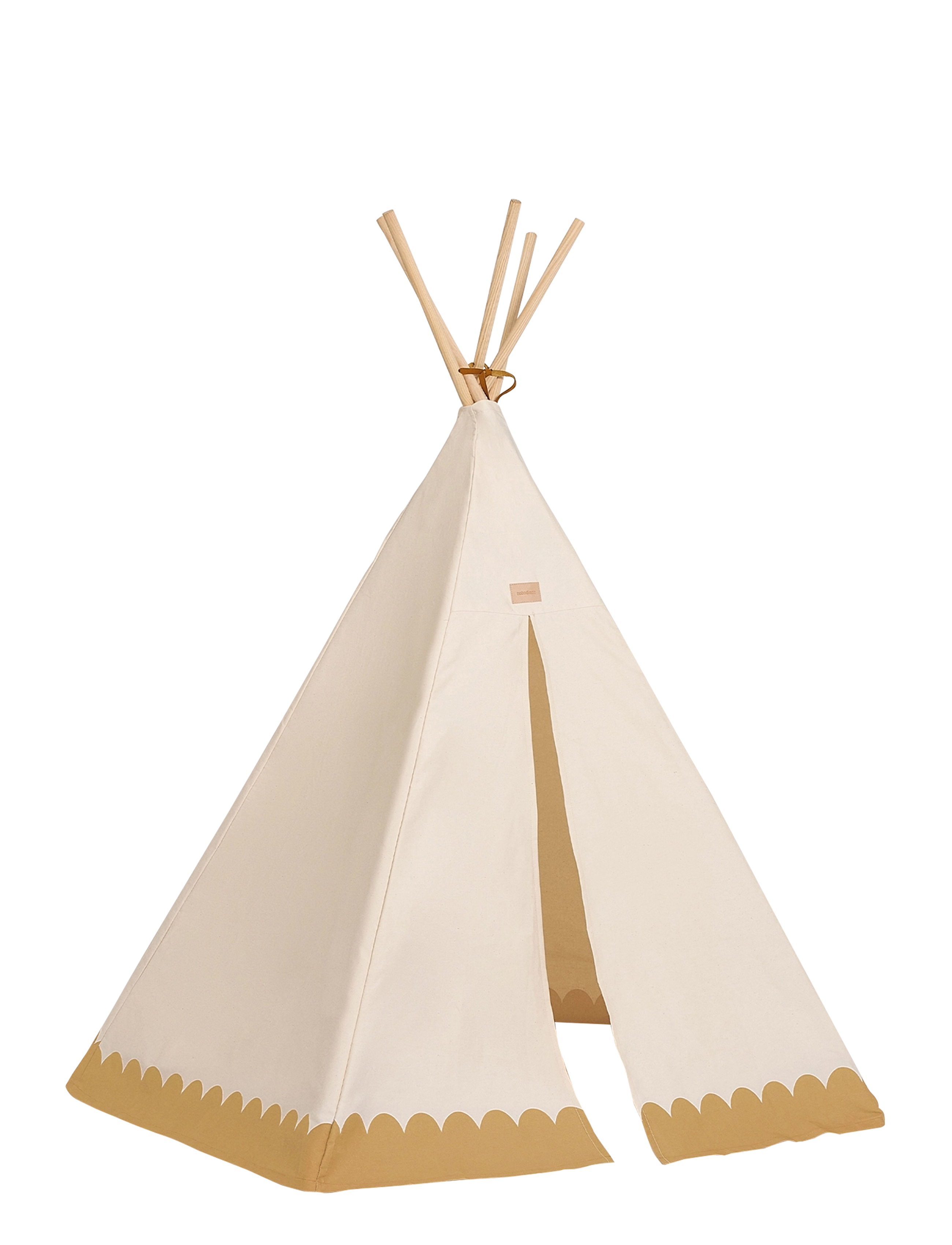 NOBODINOZ Vibes Teepee Arizona 120X150, Børn, Play Tent, Creme, Str: ONE SIZE