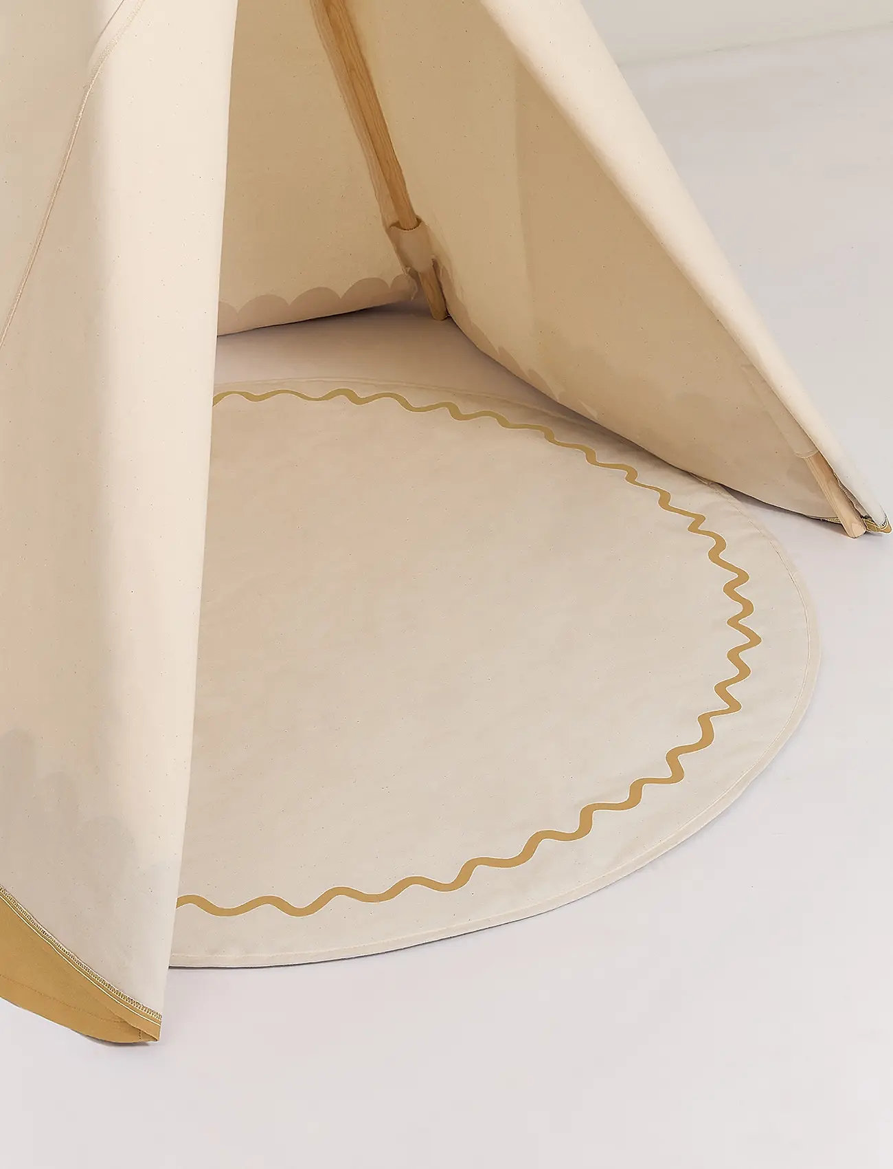 NOBODINOZ - VIBES TEEPEE ARIZONA 120X150 - leikkiteltat & leikkitunnelit - ochre - 3