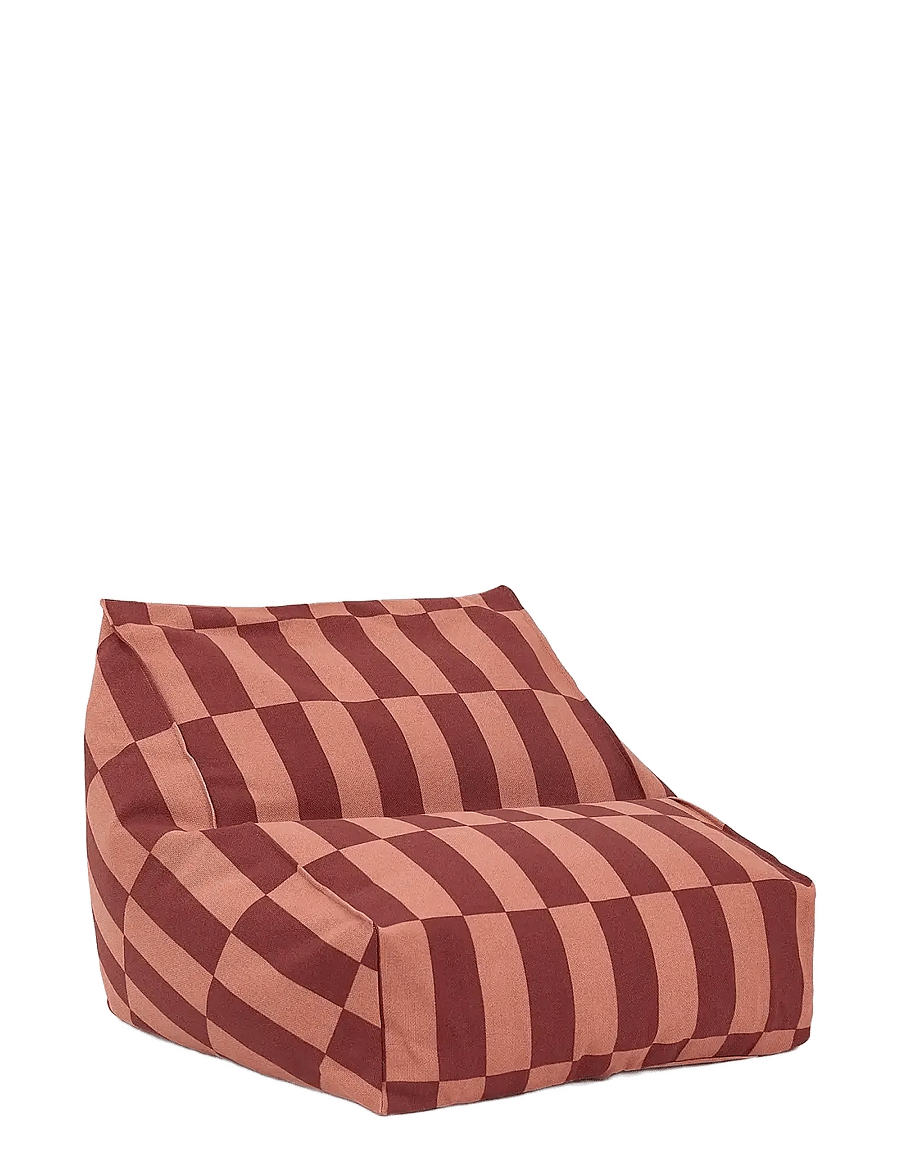 NOBODINOZ - VIBES ARMCHAIR BEAN BAG 74X40X60 - kėdės - maroon tiles - 1