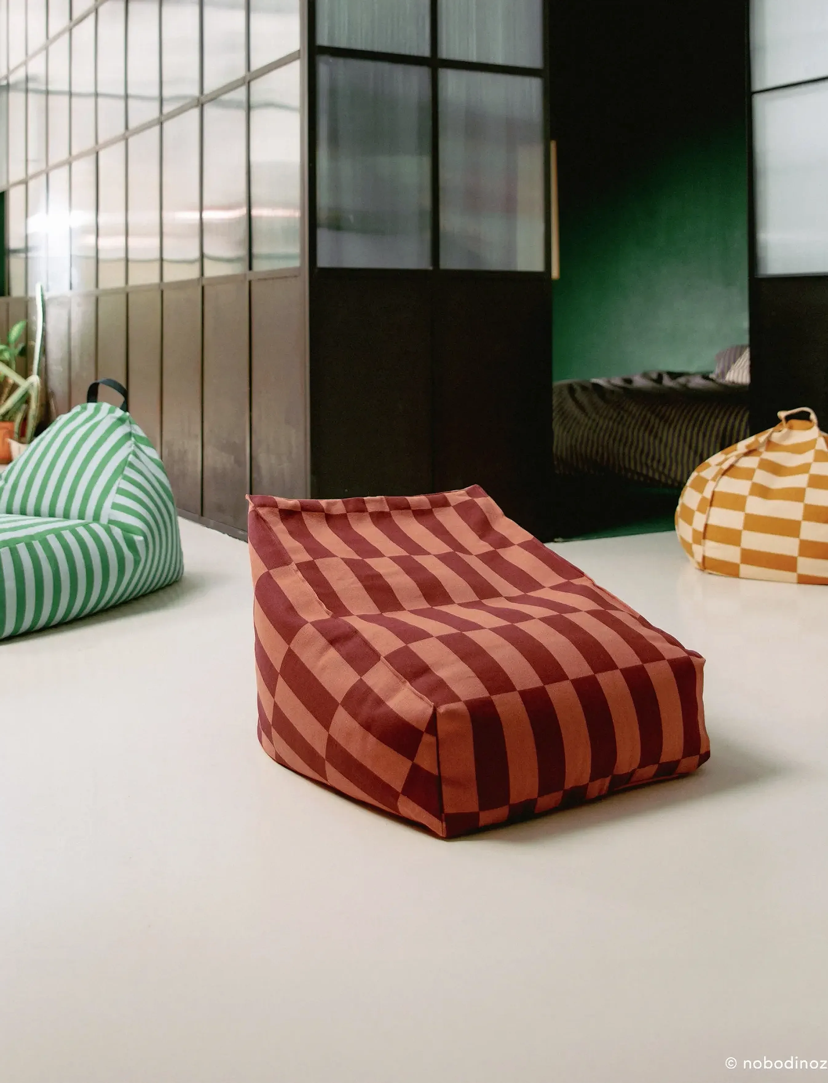 NOBODINOZ Armchair Beanbag Kid Size Vibes,,,Rosa Gr.ONE SIZE