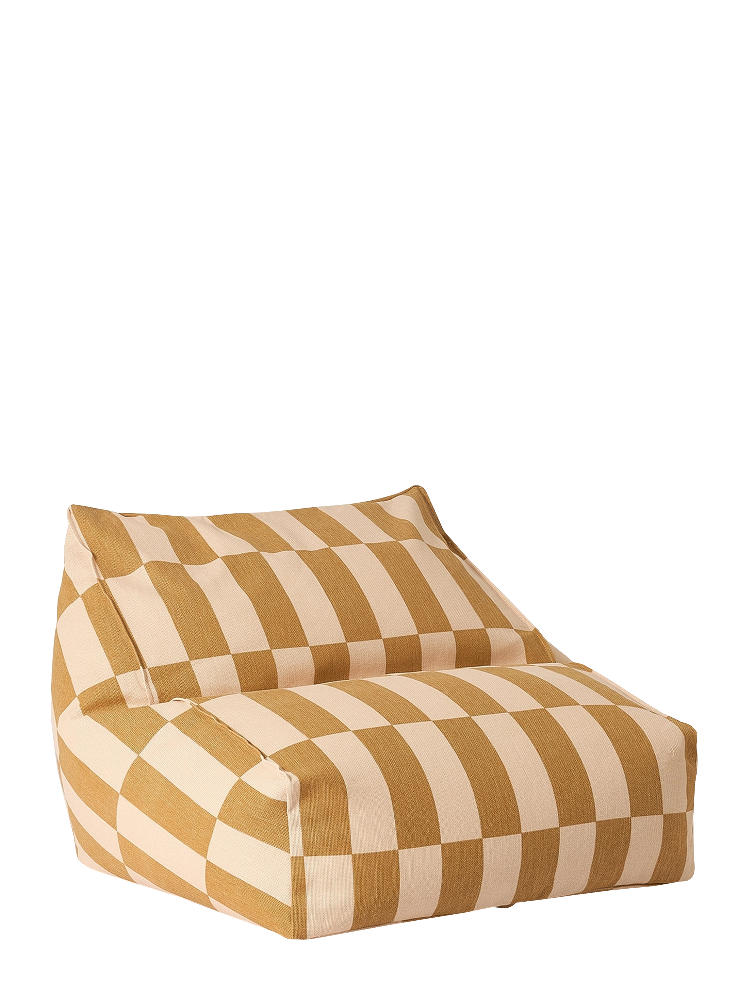 NOBODINOZ Vibes Armchair Bean Bag 74X40X60, Stol & Stools, Gul, Str: ONE SIZE