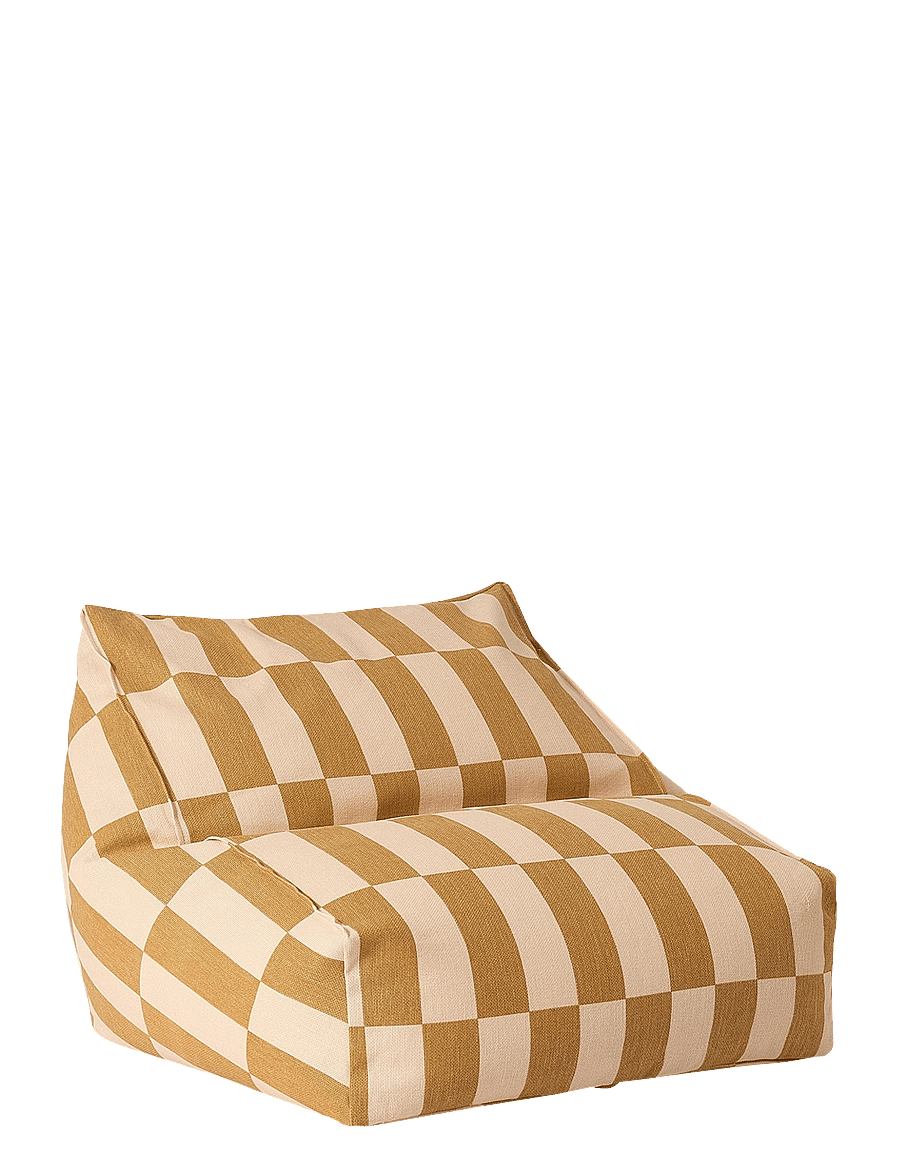 NOBODINOZ - Armchair beanbag - kid size - Vibes - stühle - mustard and sand tiles - 1