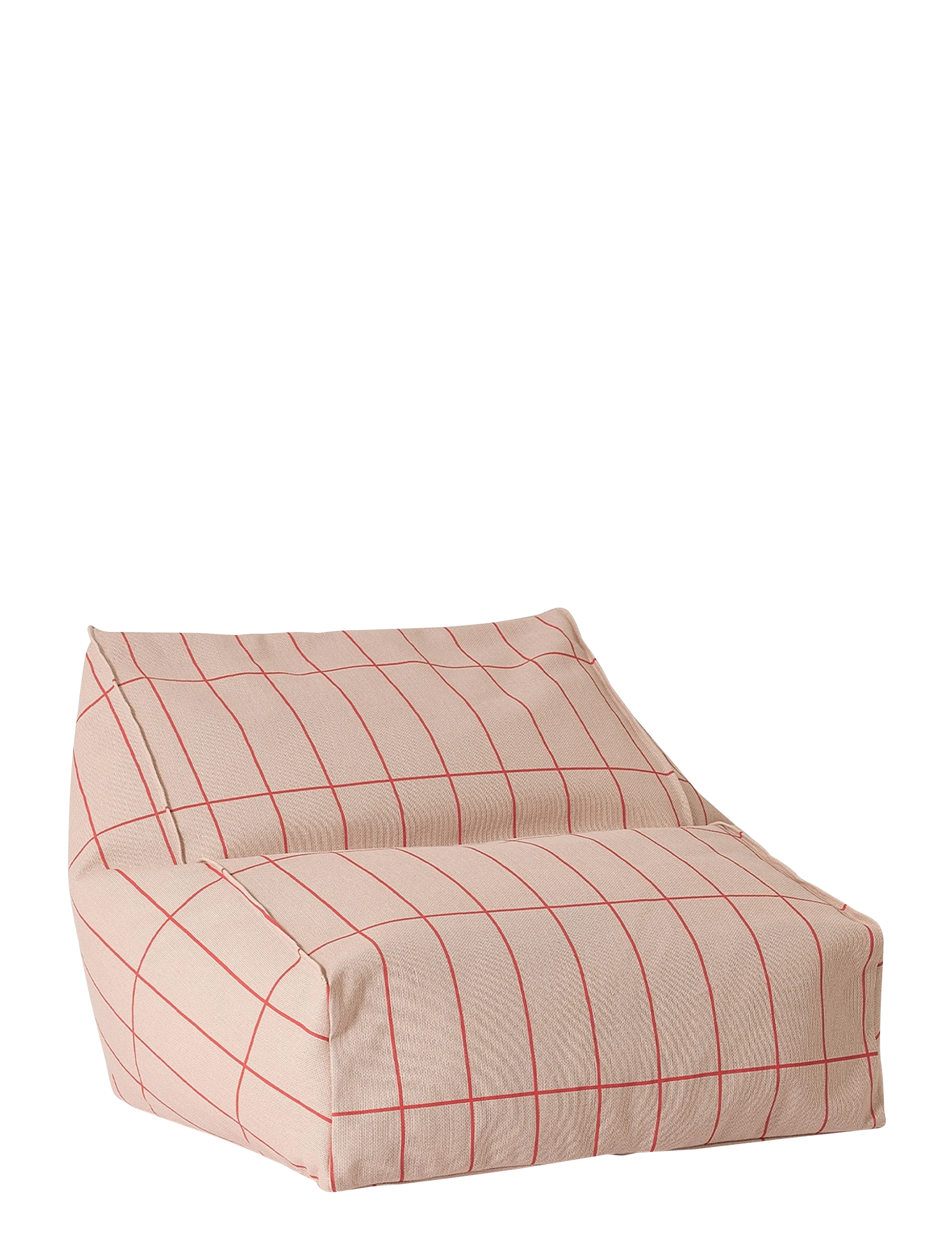 NOBODINOZ Vibes Armchair Bean Bag 74X40X60, One Size, Furniture, Beige - Chairs & Stools, Homeware