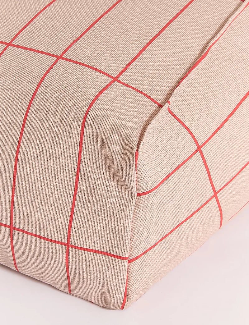 NOBODINOZ - VIBES ARMCHAIR BEAN BAG 74X40X60 - stühle - pink red grid - 1