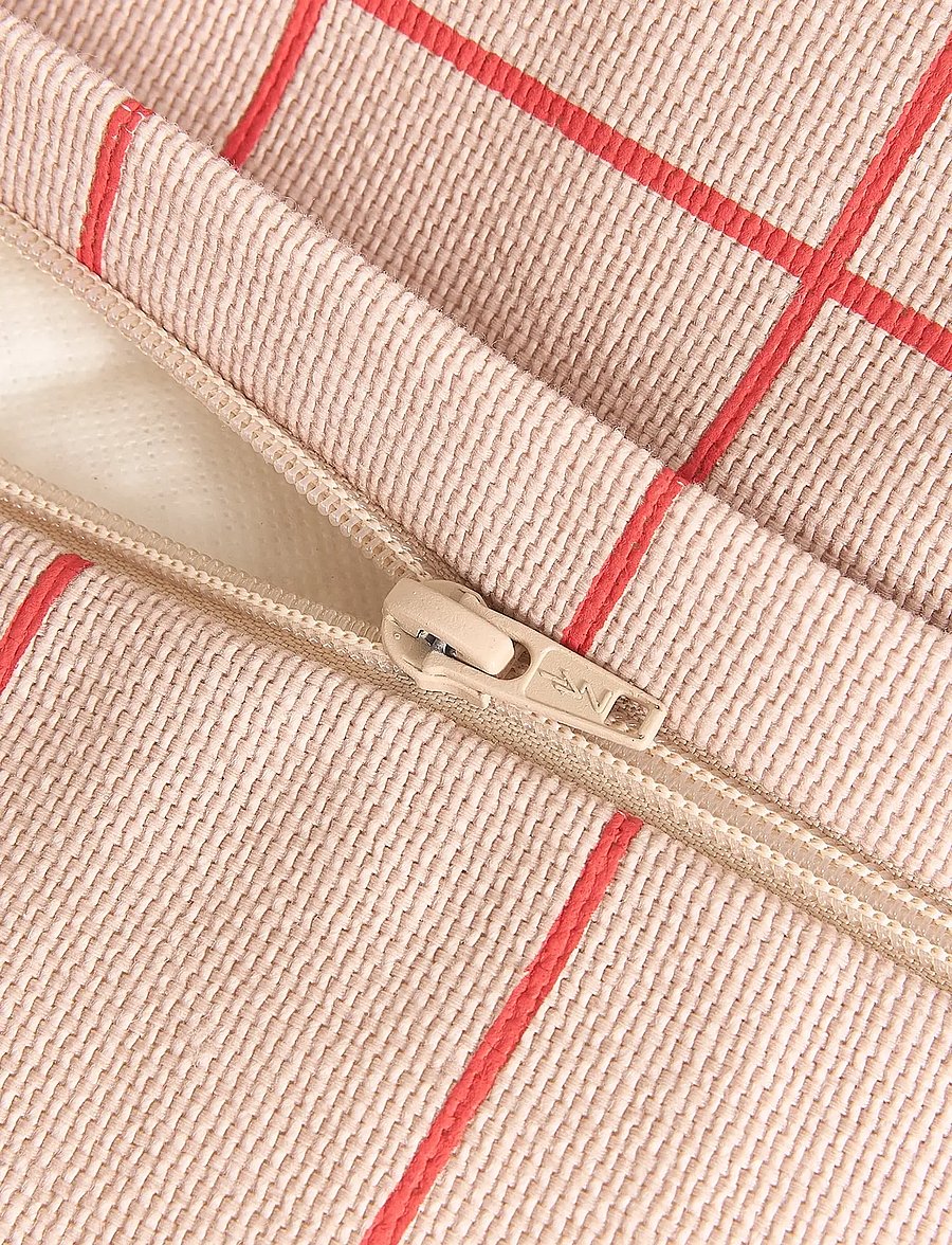 NOBODINOZ - Armchair beanbag - kid size - Vibes - stühle - pink red grid - 2