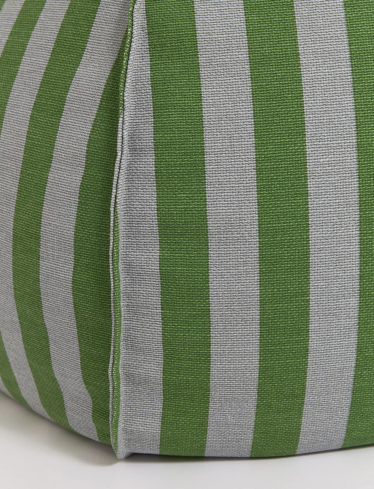 NOBODINOZ - VIBES ROUND BEAN BAG 70X30 - pouffes & armchairs - green blue stripes - 2