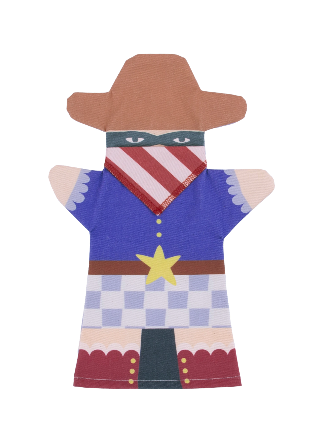 NOBODINOZ VIBES COWBOY PUPPET - 4 for 3 - COWBOY / multi