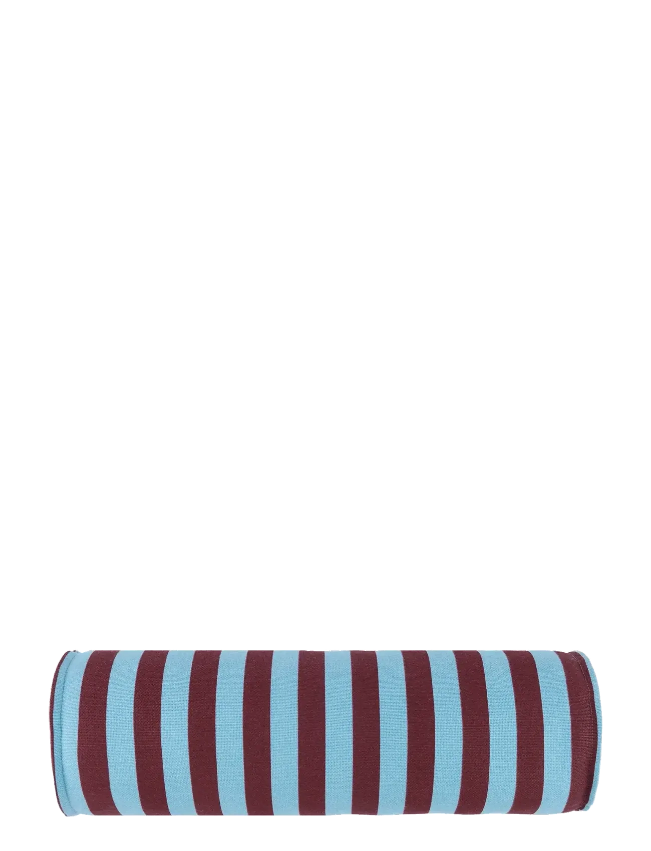 NOBODINOZ - Cylinder cushion Vibes - koristetyynyt - burgundy blue stripes - 1