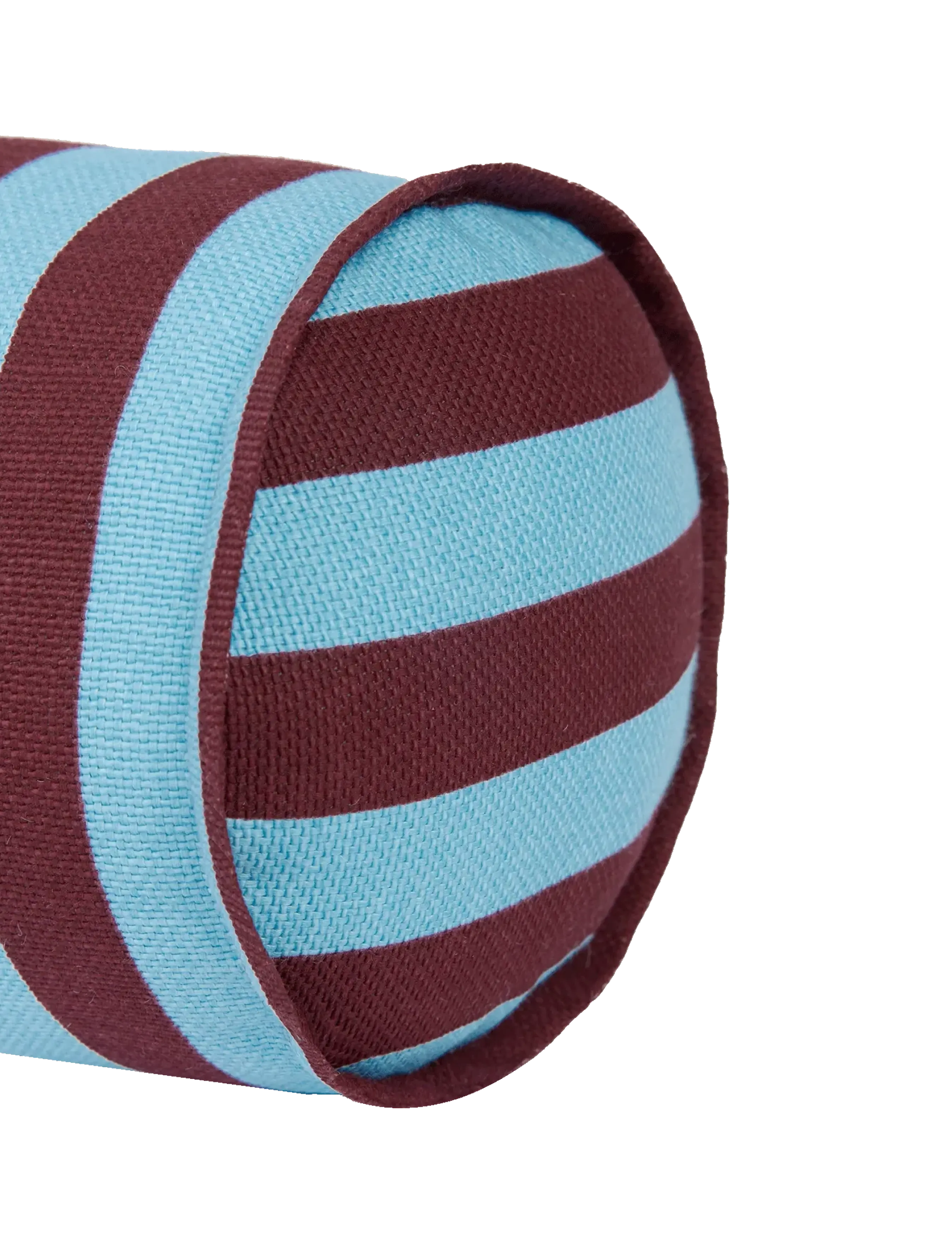 NOBODINOZ - Cylinder cushion Vibes - koristetyynyt - burgundy blue stripes - 2