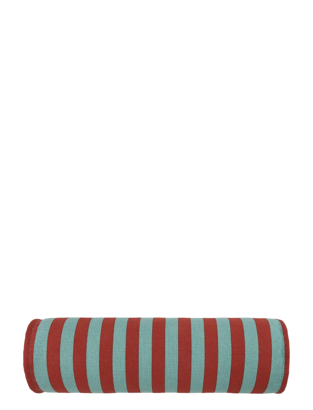 NOBODINOZ - Cylinder cushion Vibes - coussins décoratifs - red teal green stripes - 1