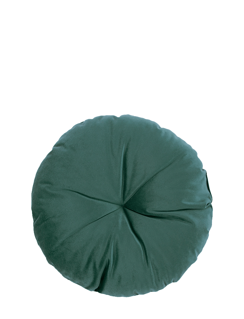 NOBODINOZ - Round Cushion Eco-Velvet - dekorative kissen - jungle green - 1